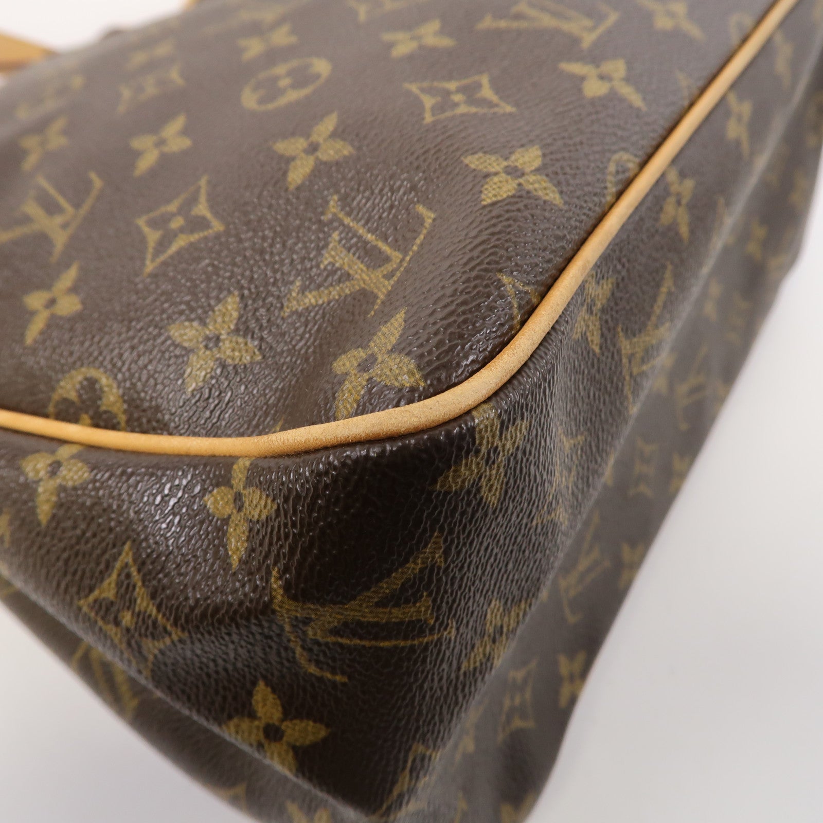 LOUIS VUITTON Monogram Batignolles Vertical金扣肩背袋啡色