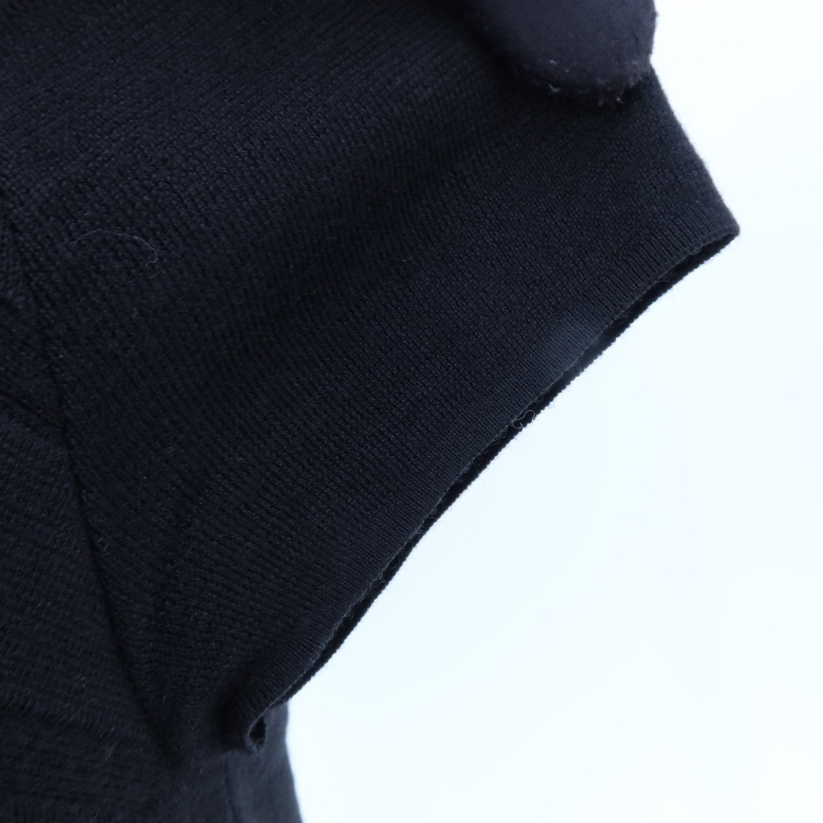 HERMES Cashmere/Silk Ex-Libris Short Sleeve Knitwear針織