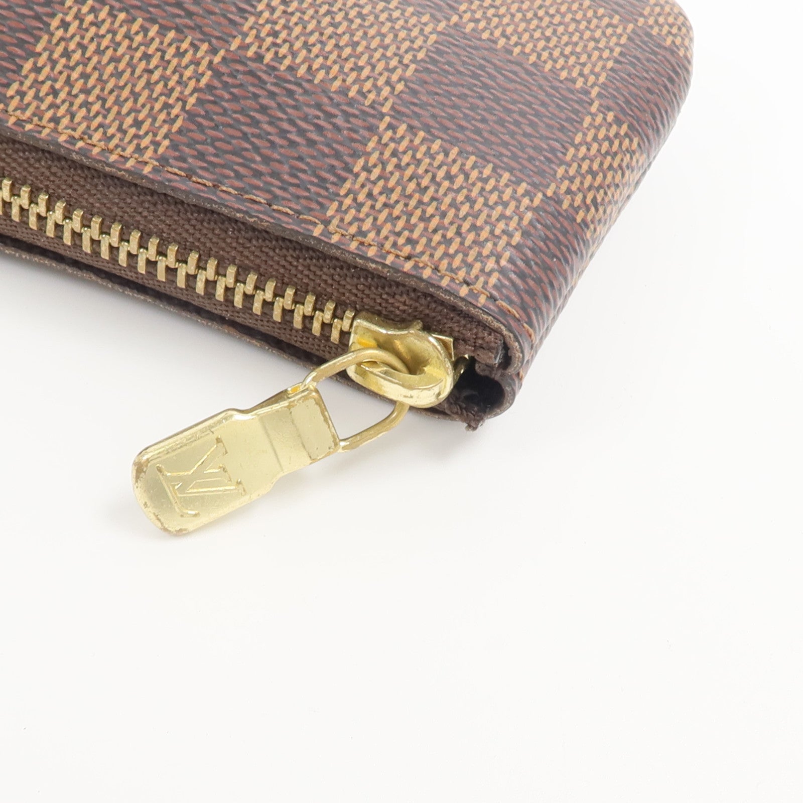 LOUIS VUITTON Damier Key Pouch金扣零錢包
