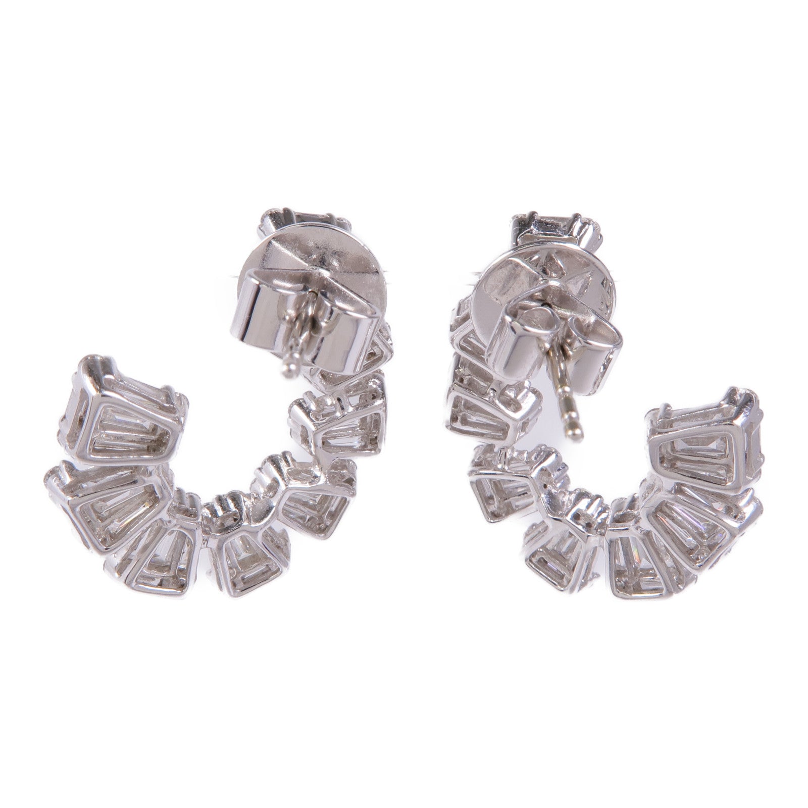 JEWELRY 18K白金Diamond Earrings鑽石耳環