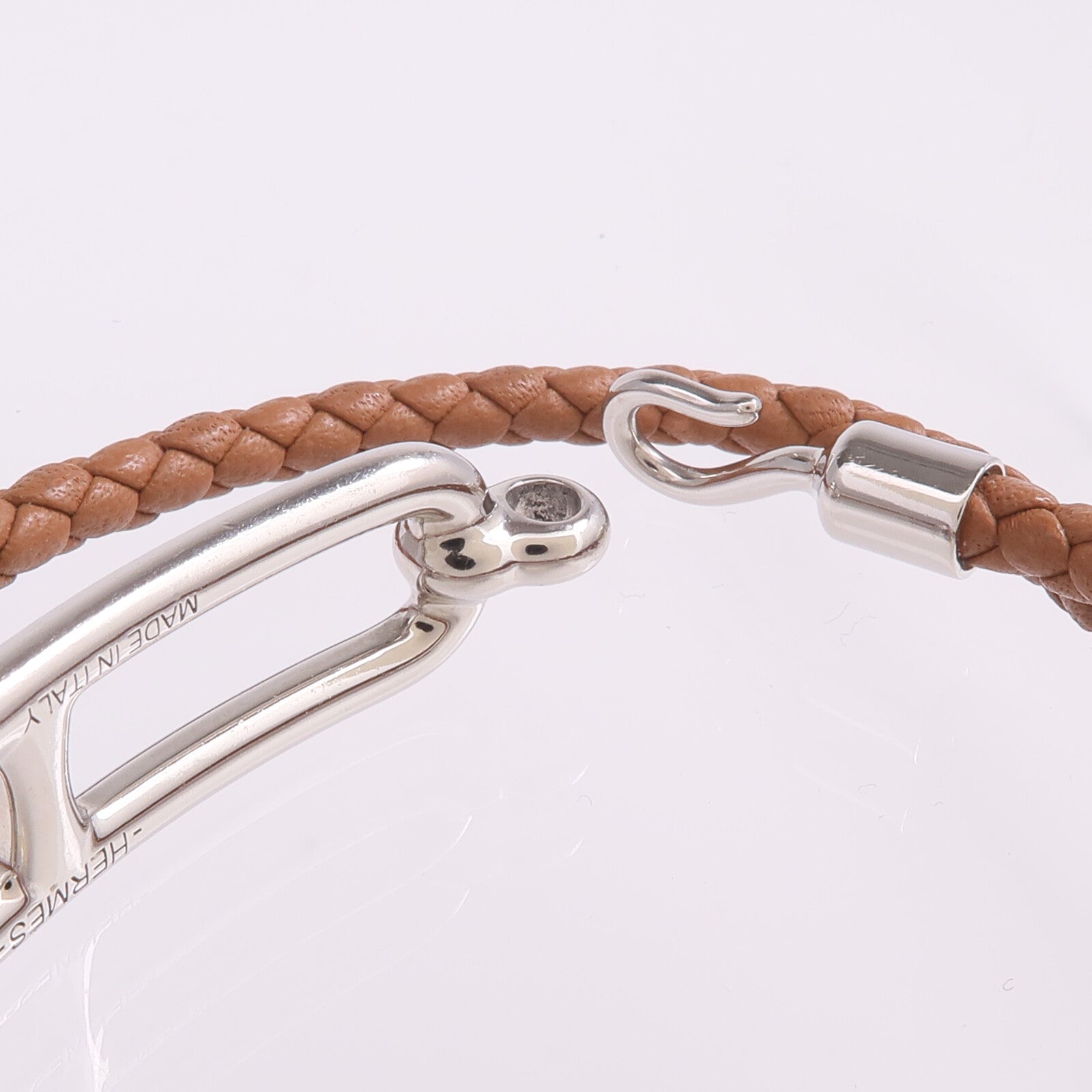 HERMES Swift皮革Roulis Double Tour銀扣手帶