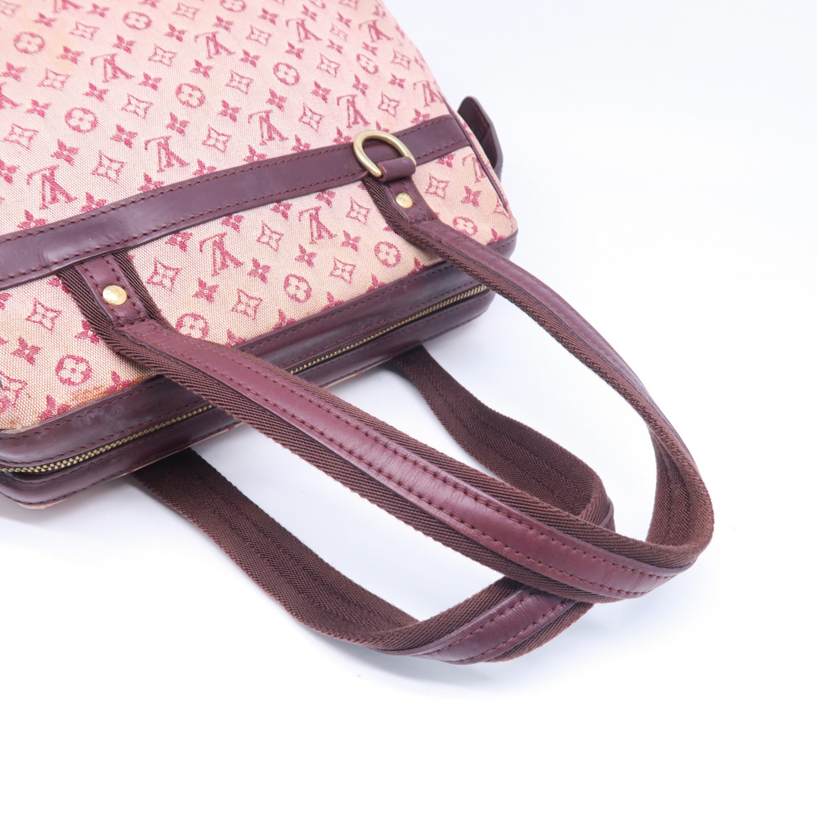 LOUIS VUITTON 【激減優惠】Monogram Mini Josephine PM金扣手挽袋紅色