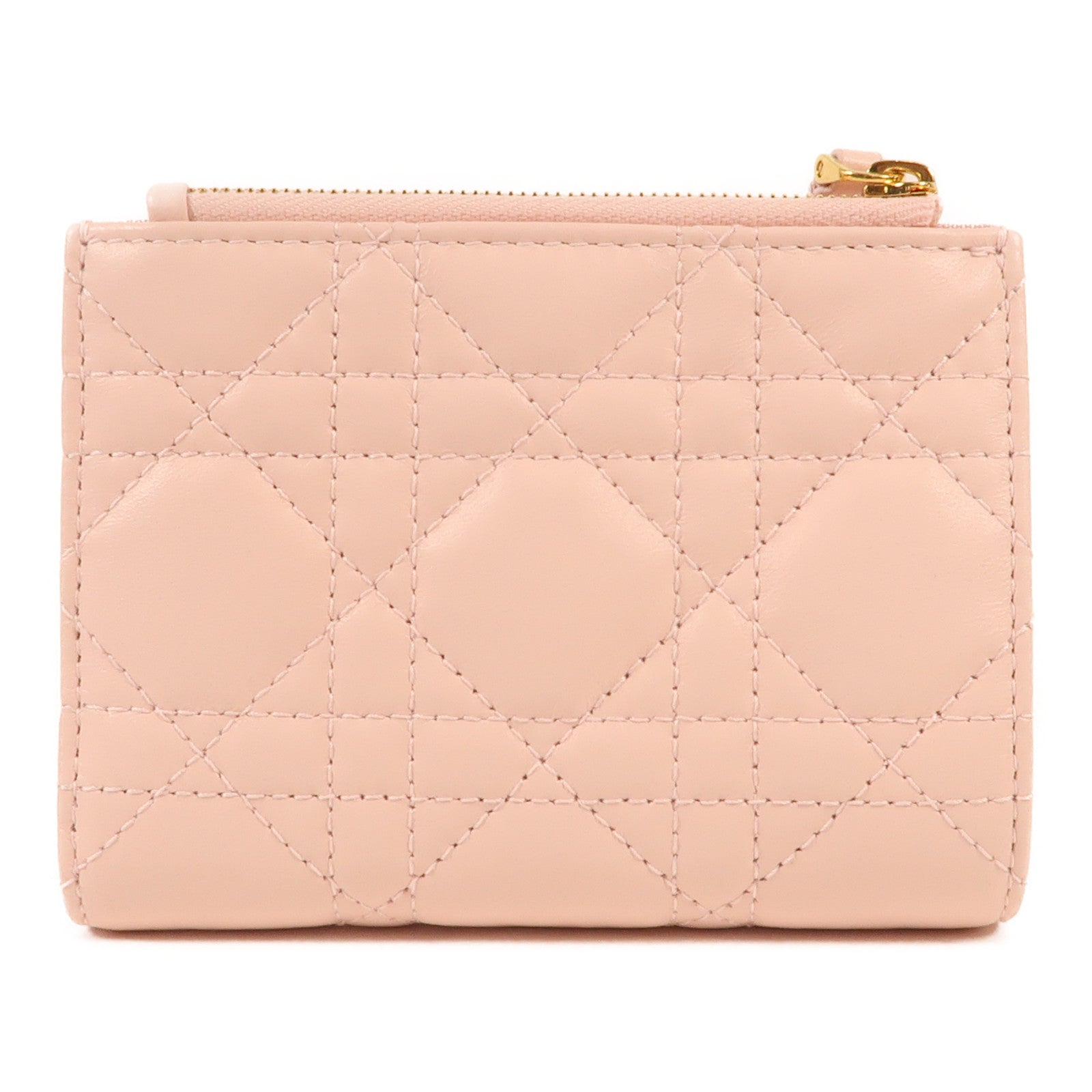 Dior 羊皮皮革Jolie Dahlia金扣錢包