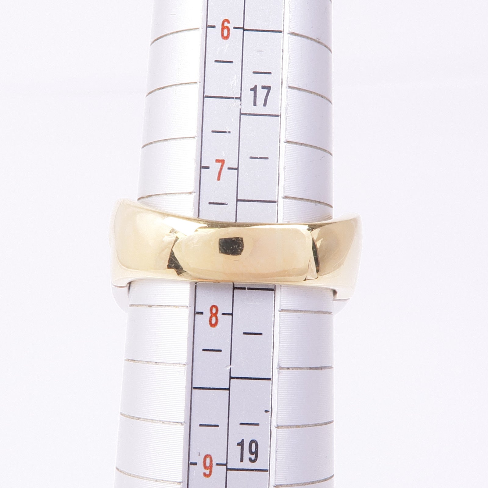 JEWELRY 18K黃金/PT900鉑金Ruby Diamond Ring紅寶石/鑽石戒指US#7.75