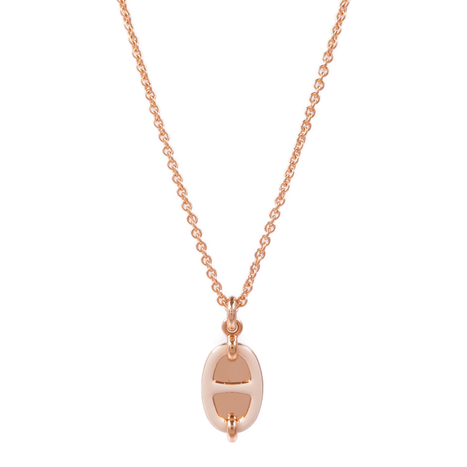 HERMES 金屬Mini Maillon項鍊