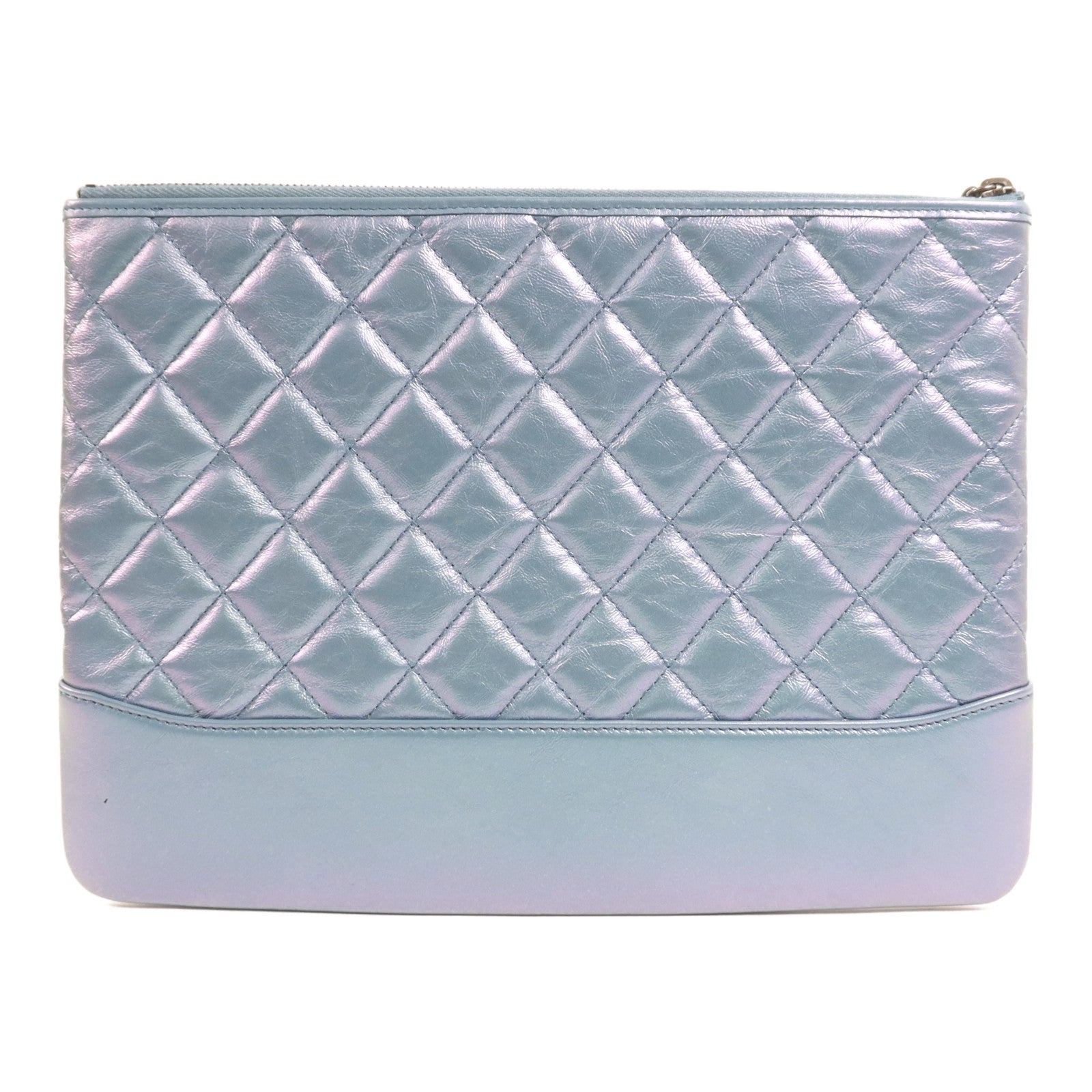 CHANEL 牛皮皮革Clutch金扣手拿包