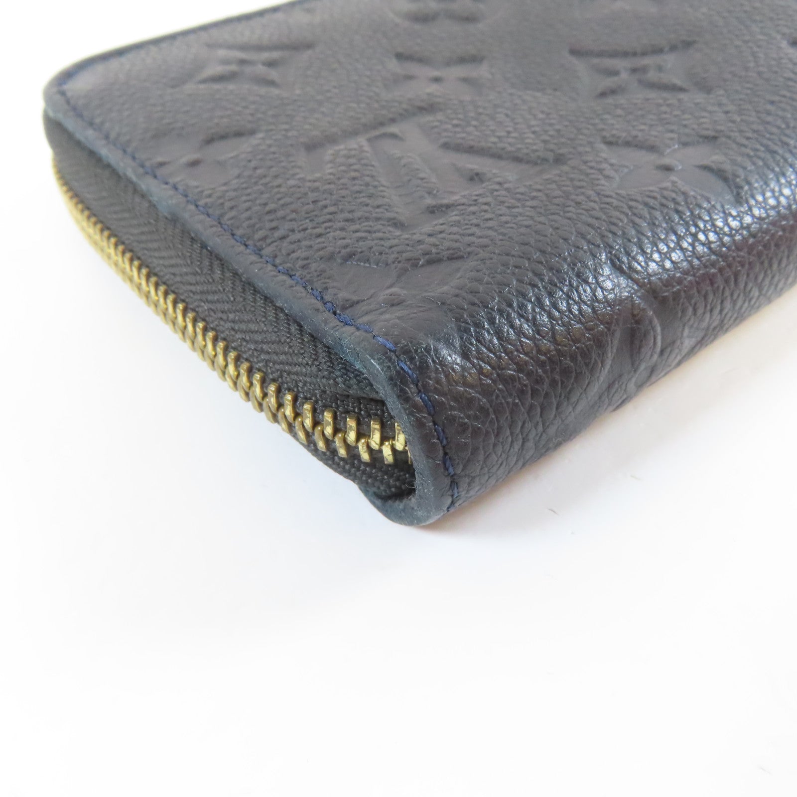LOUIS VUITTON Monogram Empreinte Secret Compact Wallet金扣錢包黑色