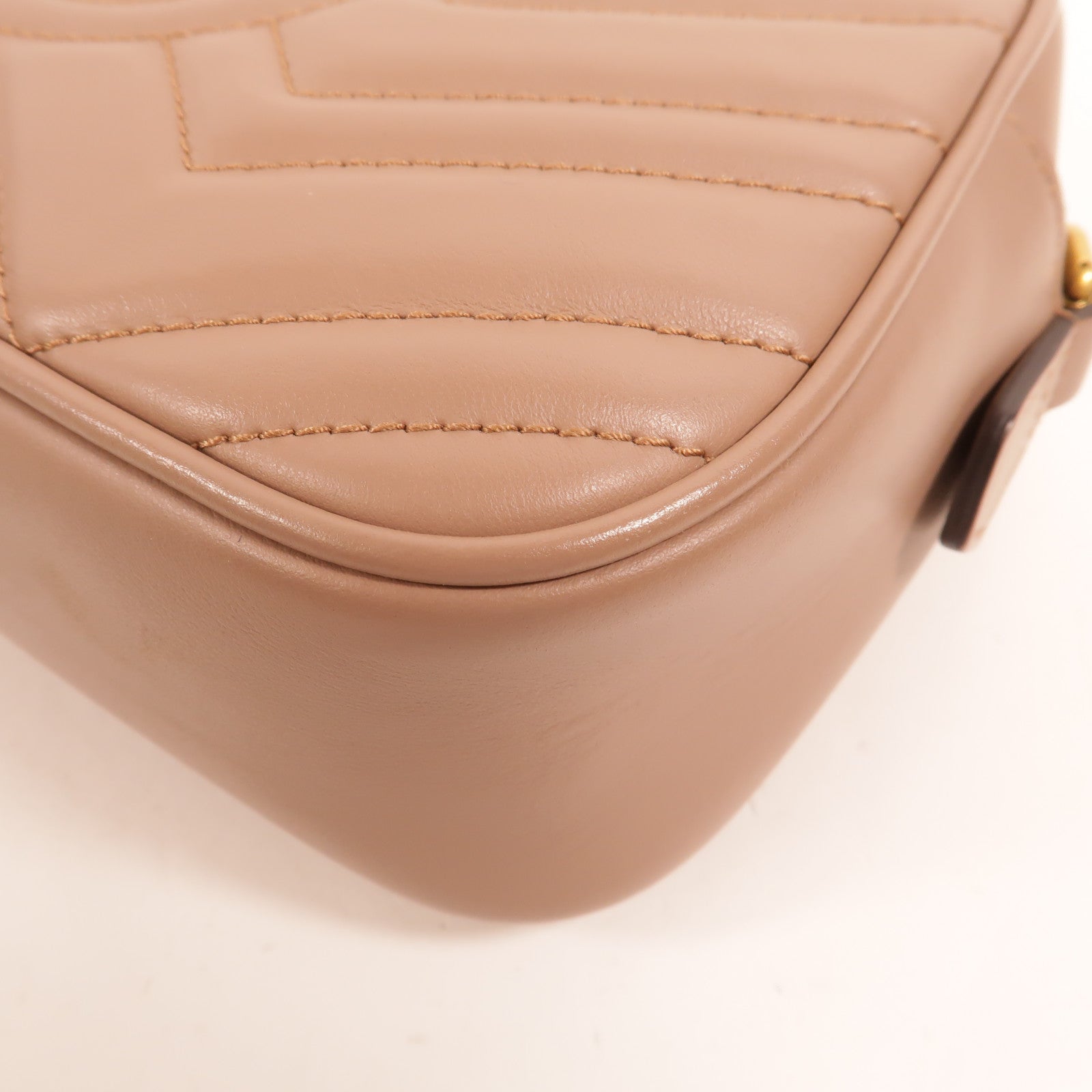 GUCCI 牛皮皮革GG Marmont Small鏈帶肩背袋