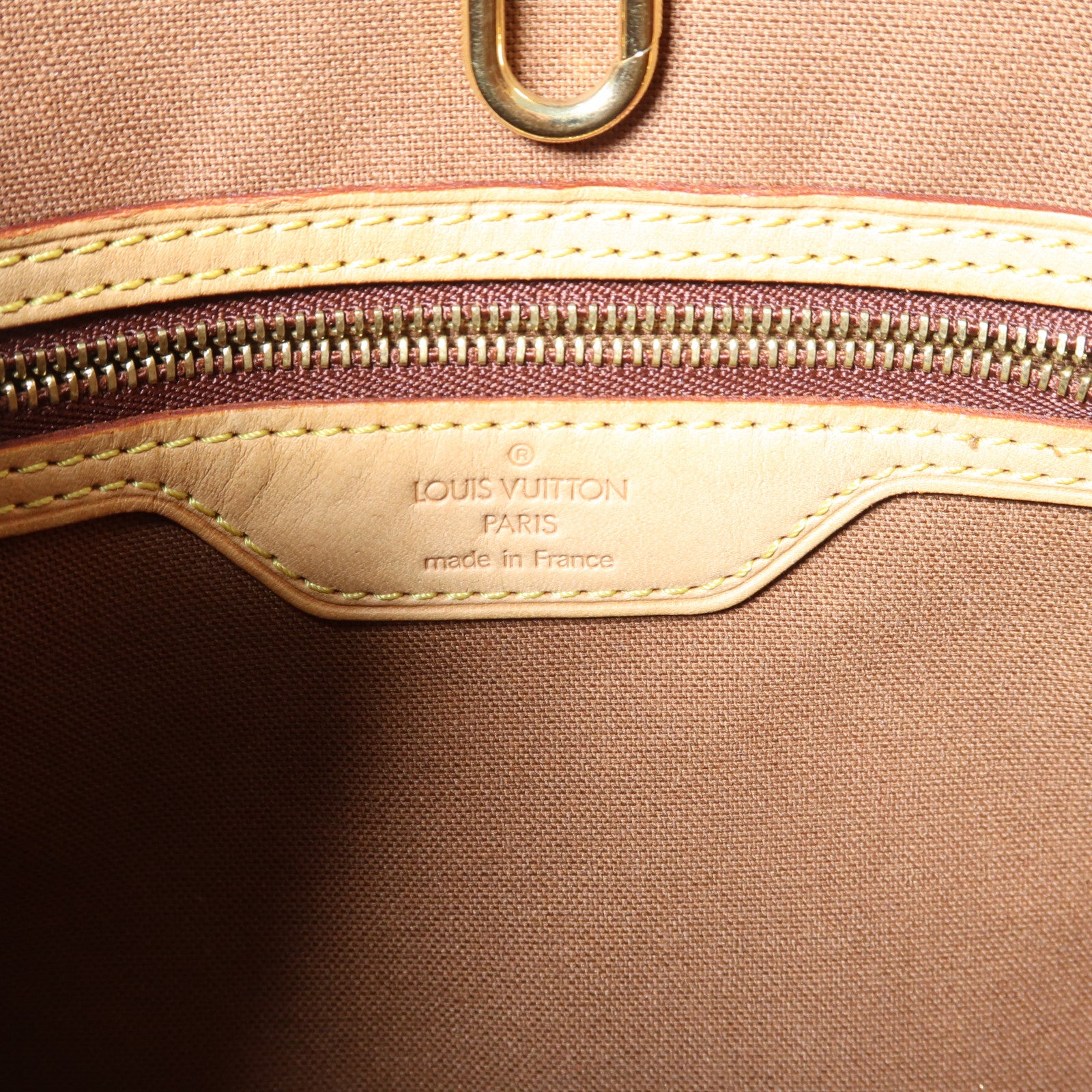 LOUIS VUITTON Monogram Batignolles Vertical金扣肩背袋啡色