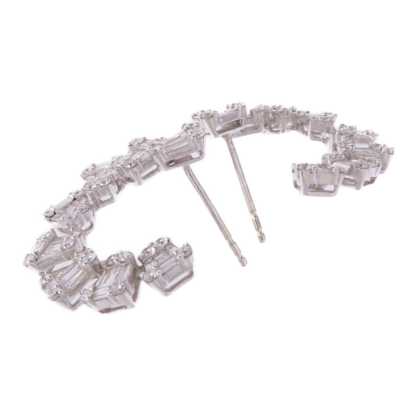 JEWELRY 18K白金Diamond Earrings鑽石耳環