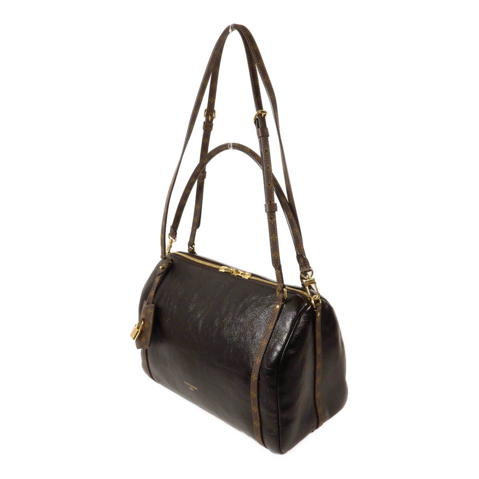 LOUIS VUITTON 牛皮皮革/Monogram Express MM手挽肩背兩用袋