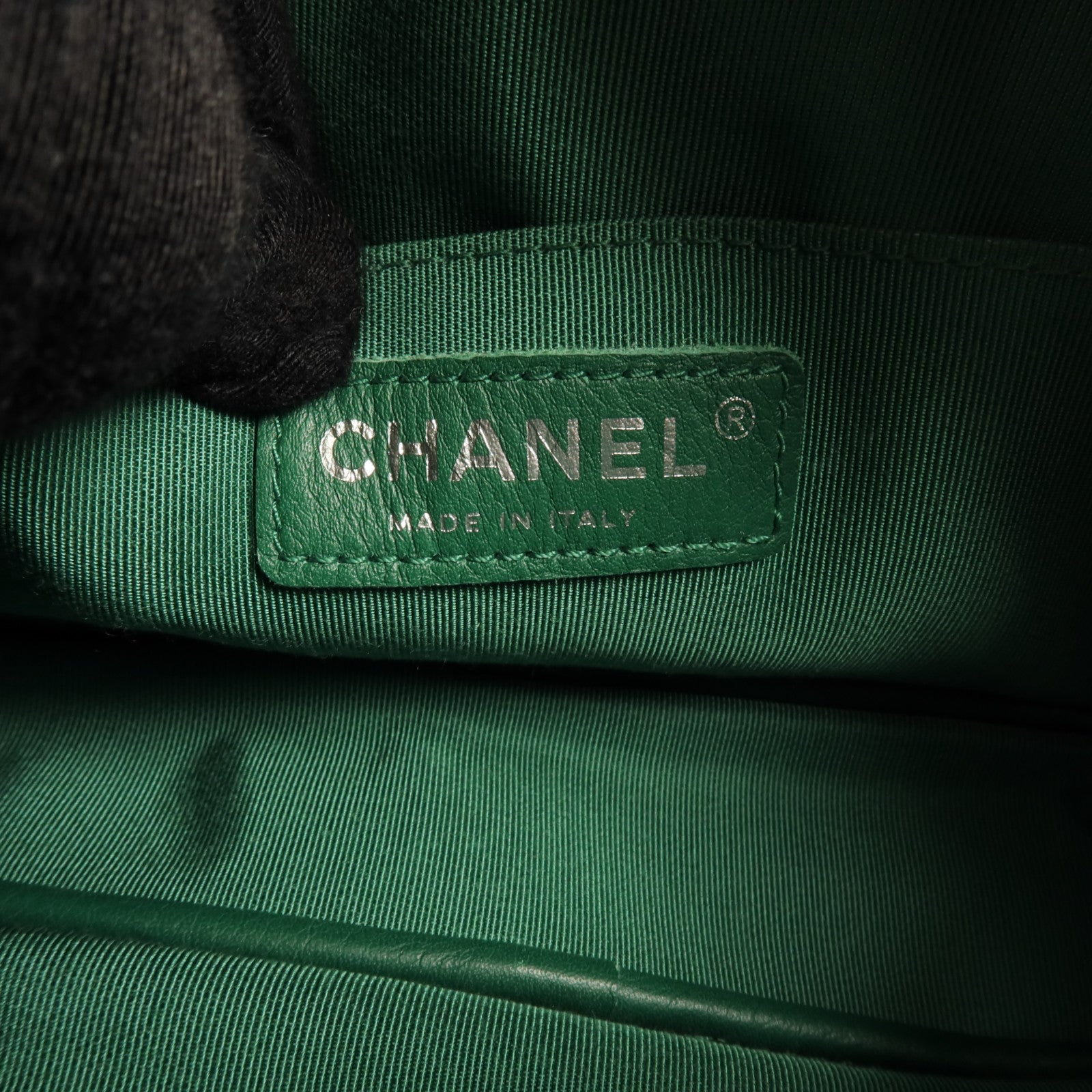 CHANEL 羊皮皮革Camera Bag銀扣鏈帶肩背袋