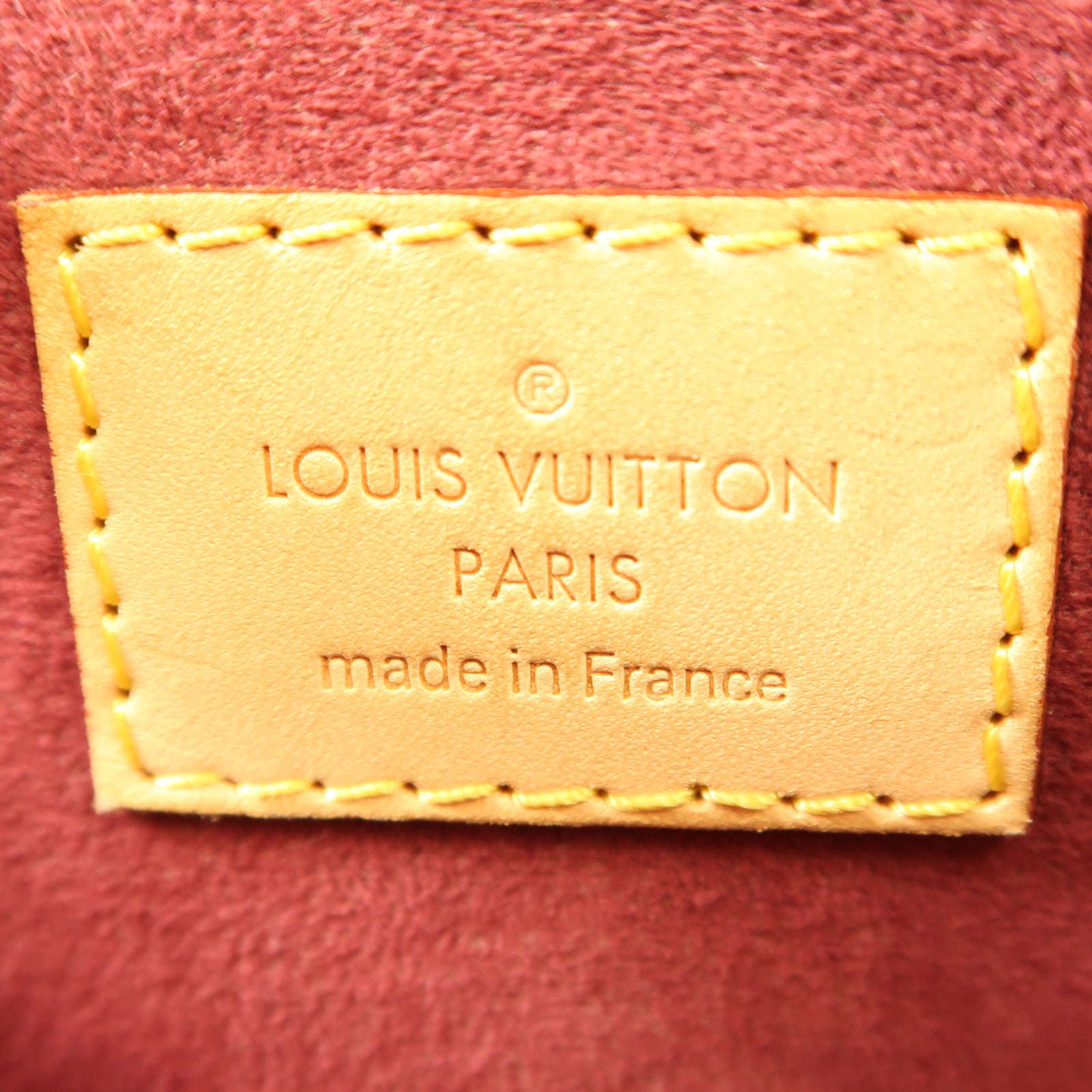 LOUIS VUITTON LV GHW Palas MM Shoulder Bag M41064 Monogram Brown