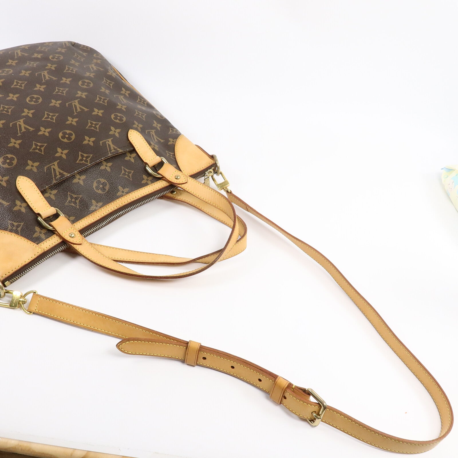 LOUIS VUITTON Monogram Odeon GM金扣手挽肩背兩用袋
