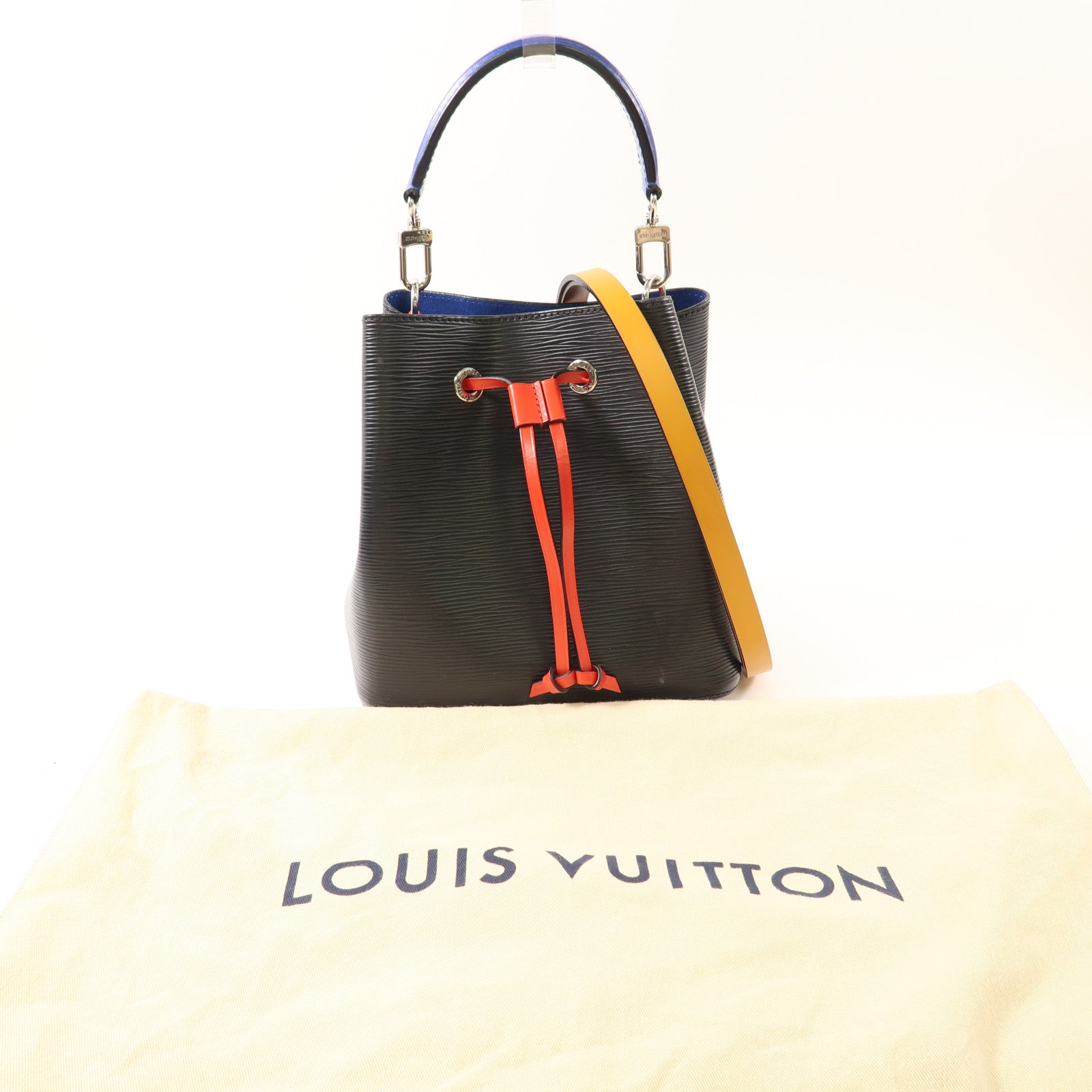 LOUIS VUITTON Epi Neo Noe BB銀扣手挽肩背兩用袋