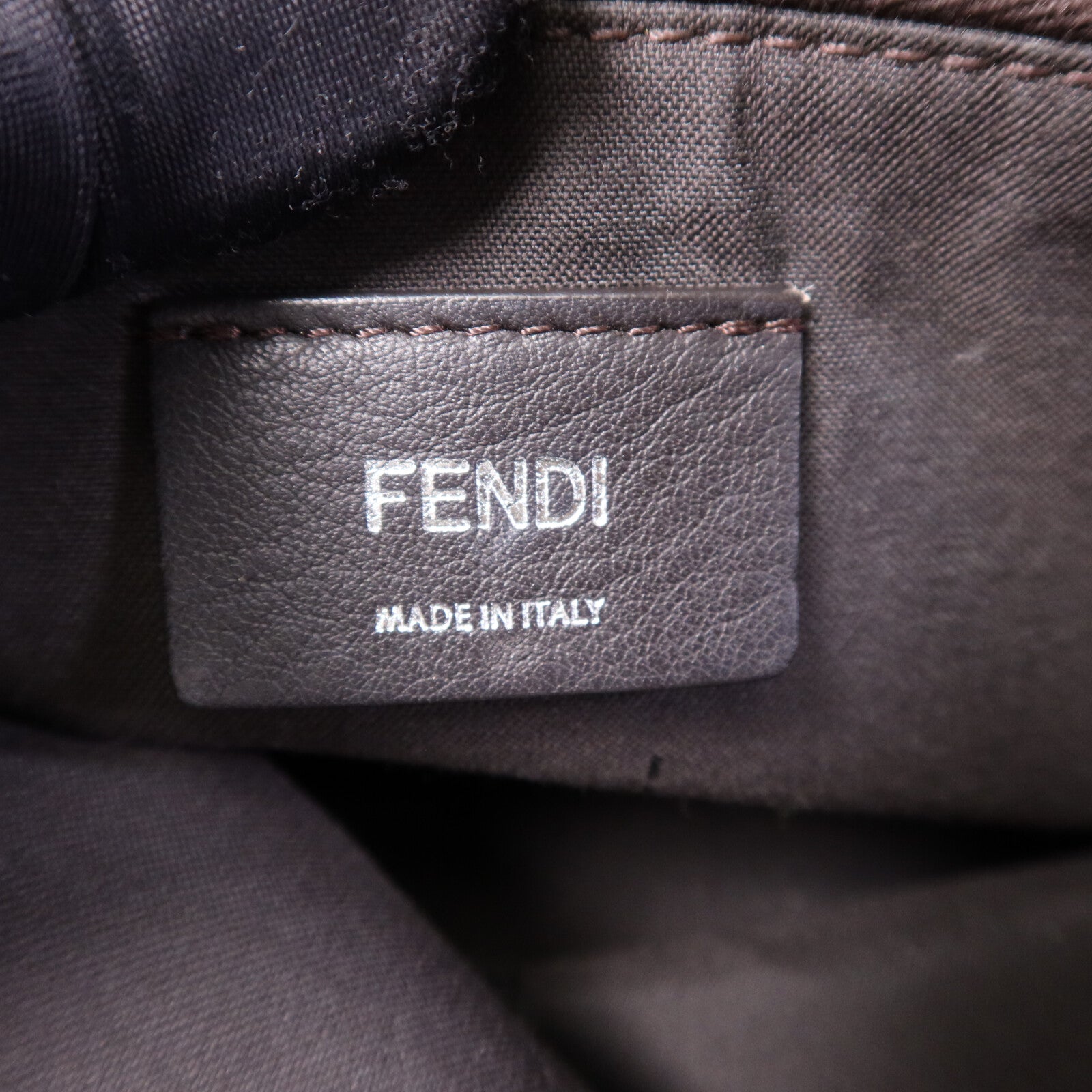 FENDI 牛皮皮革By The Way銀扣手挽肩背兩用袋