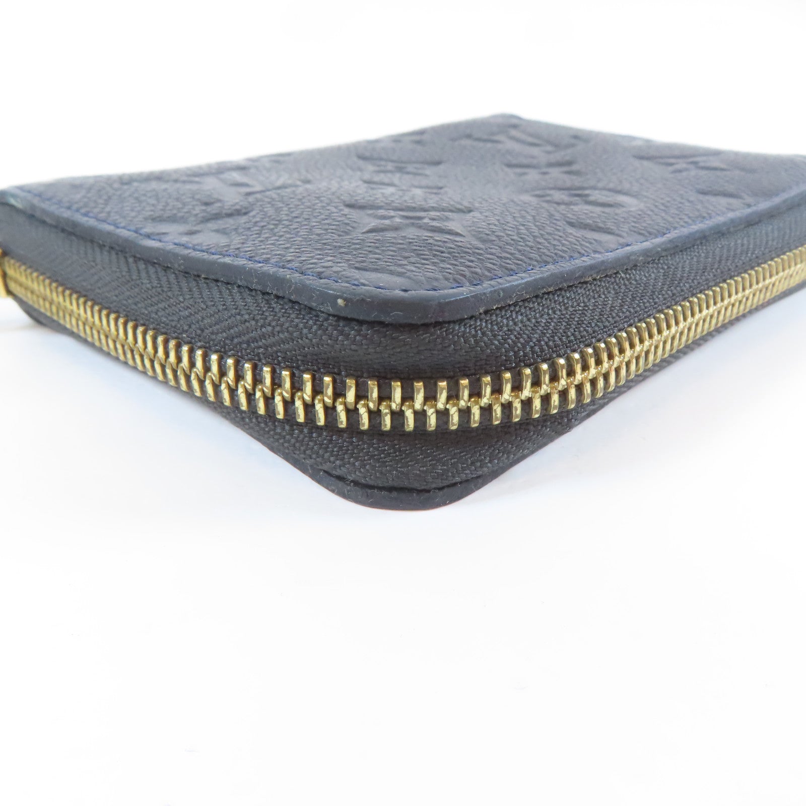 LOUIS VUITTON Monogram Empreinte Secret Compact Wallet金扣錢包黑色