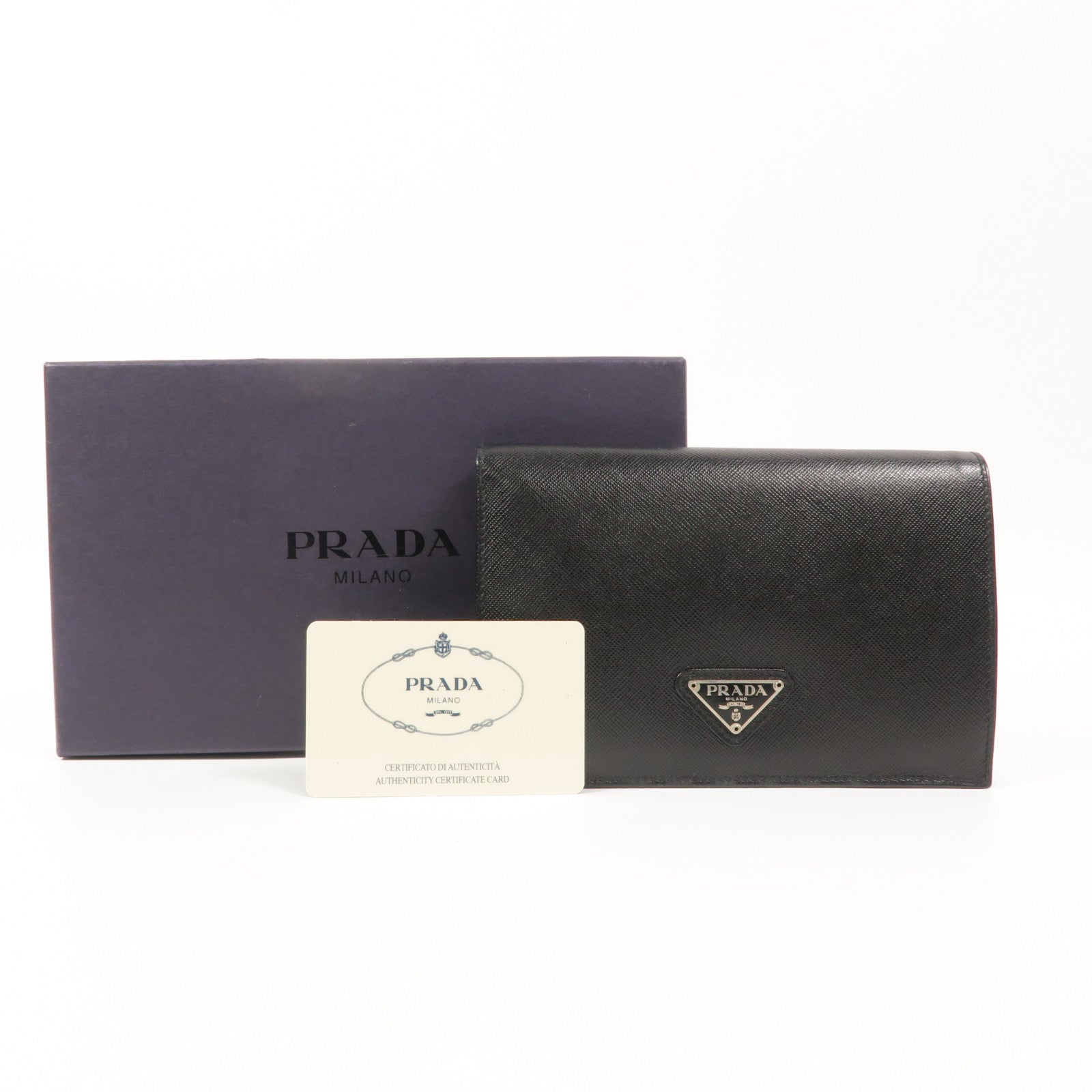 PRADA Saffiano皮革Wallet長錢包