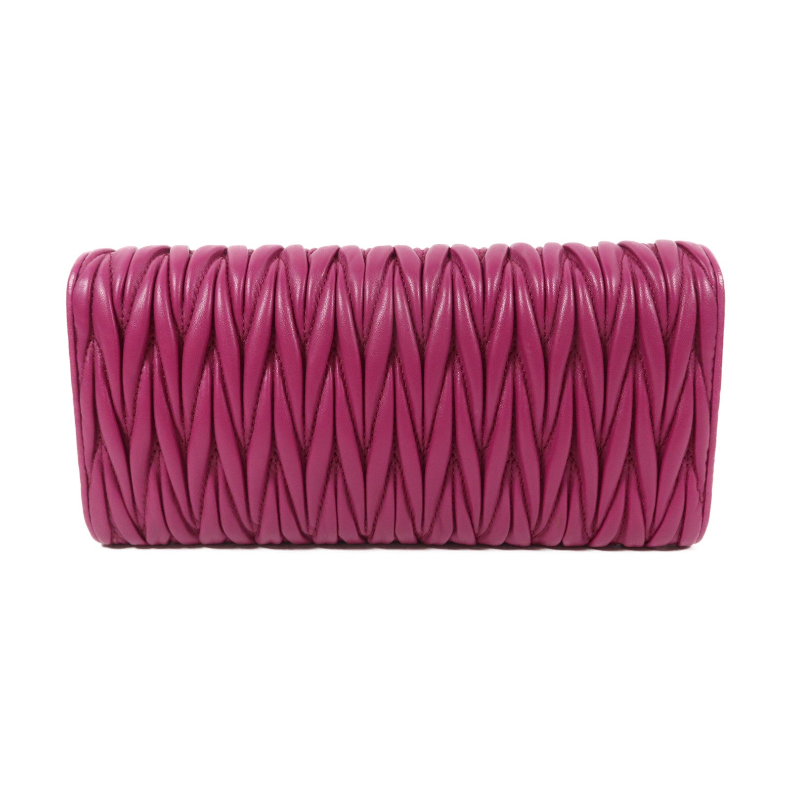 Miu Miu 羊皮皮革Shoulder Bag金扣肩背袋紅色