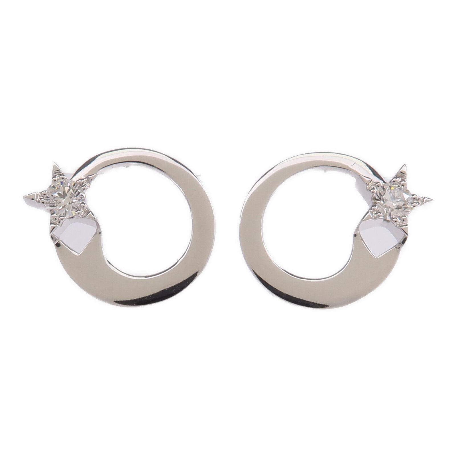 JEWELRY 18K白金Earring鑽石耳環