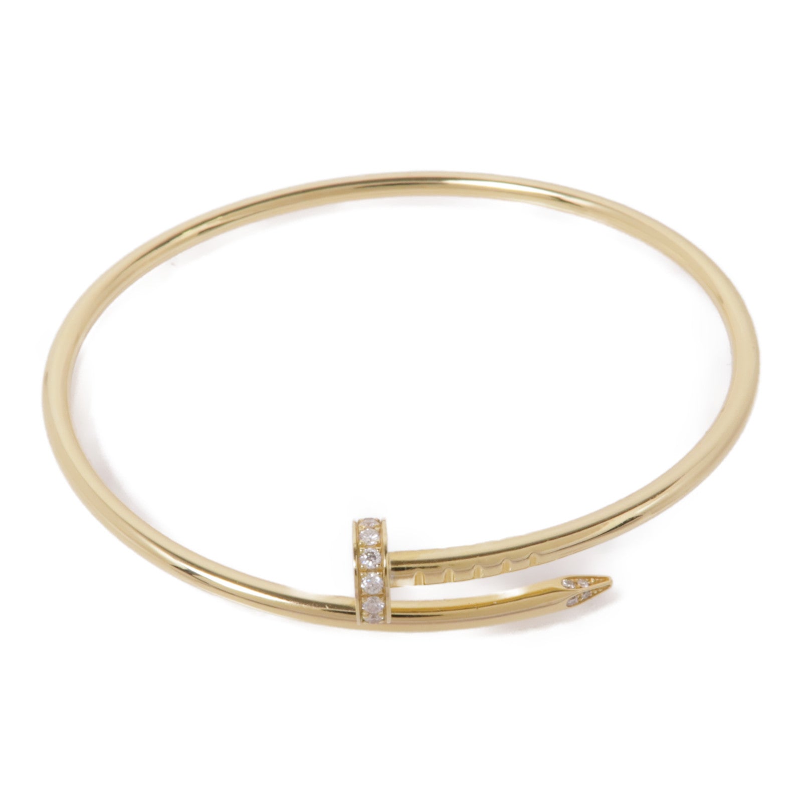CARTIER 18K黃金Juste Un Clou手鐲