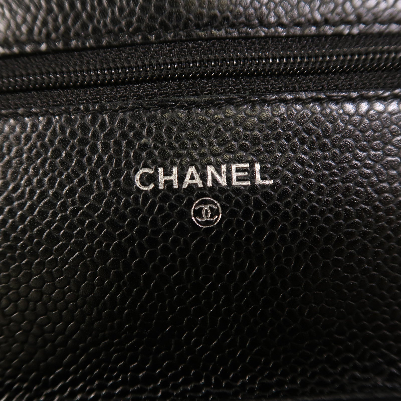 CHANEL 牛皮皮革WOC Wallet On Chain銀扣鏈帶肩背袋