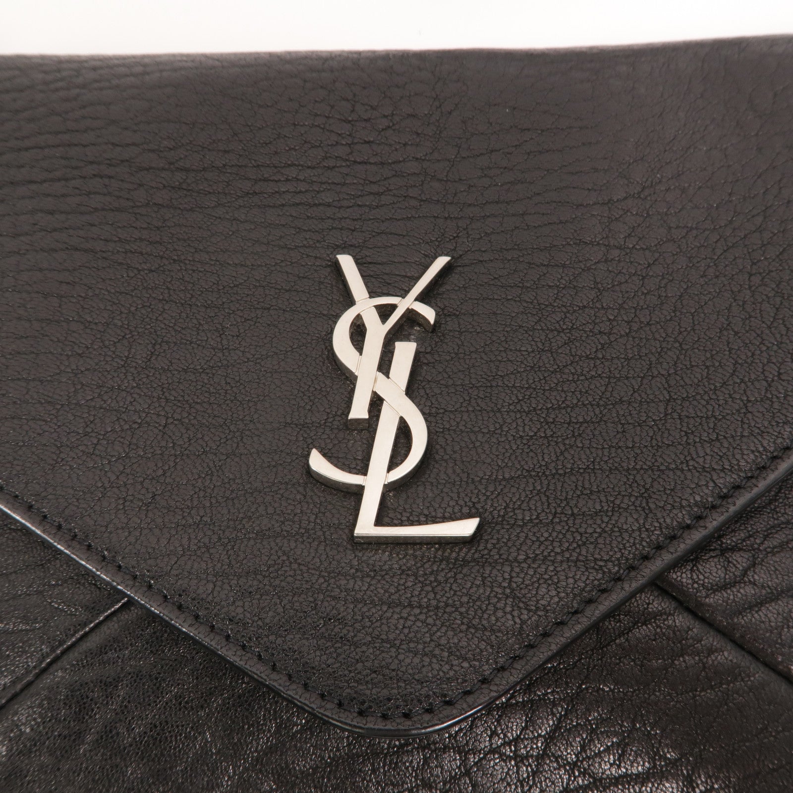 SAINT LAURENT 羊皮皮革Cassandra Envelope Messenger肩背袋