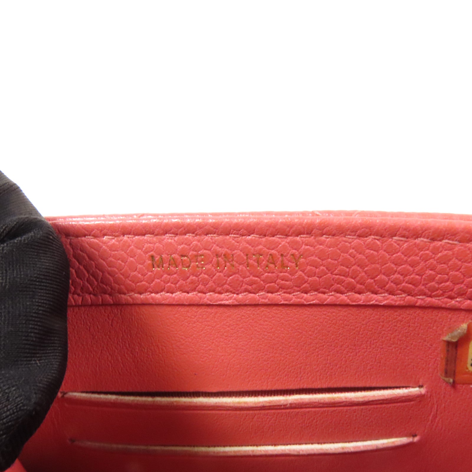 CHANEL 牛皮皮革Phone Bag金扣鏈帶肩背袋