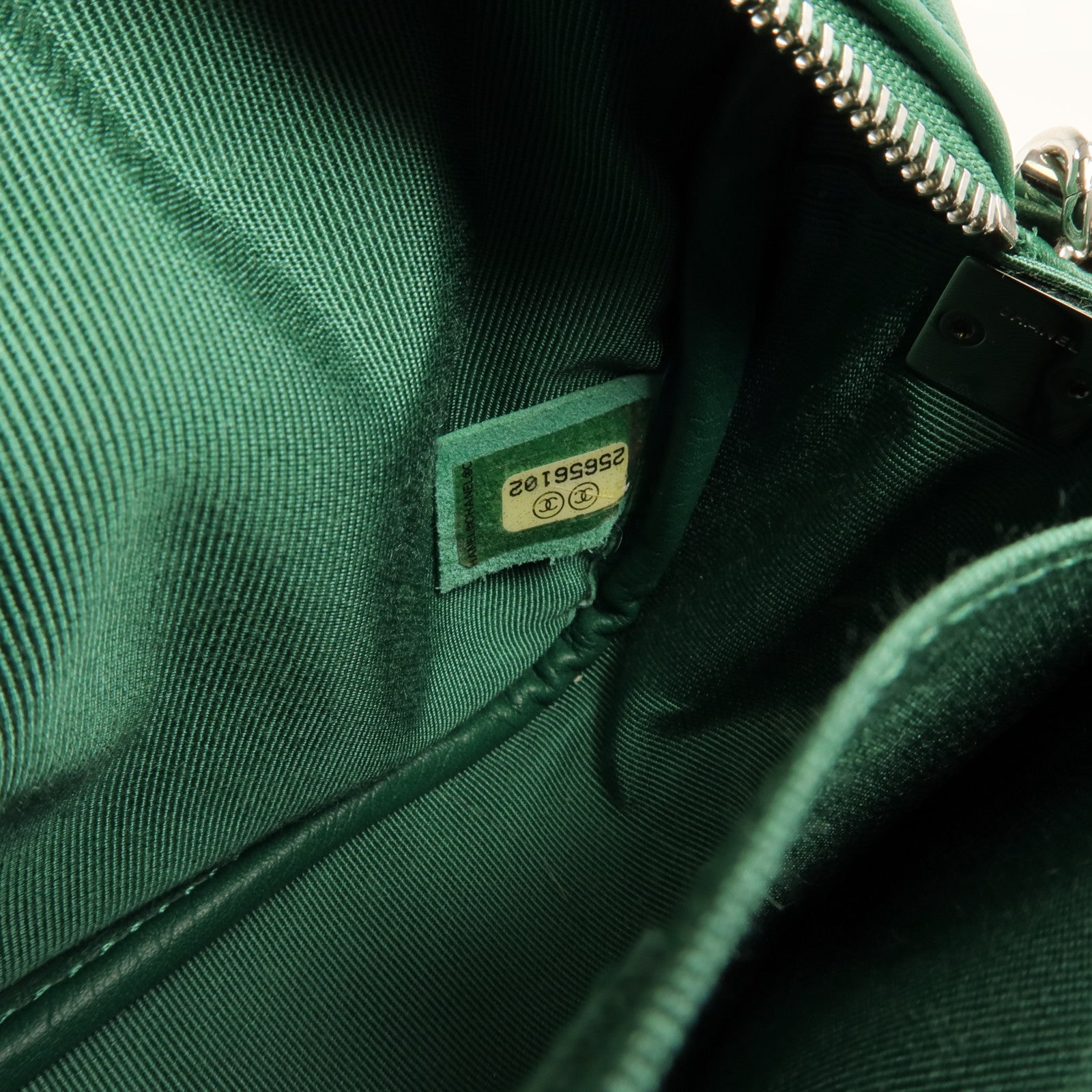 CHANEL 羊皮皮革Camera Bag銀扣鏈帶肩背袋