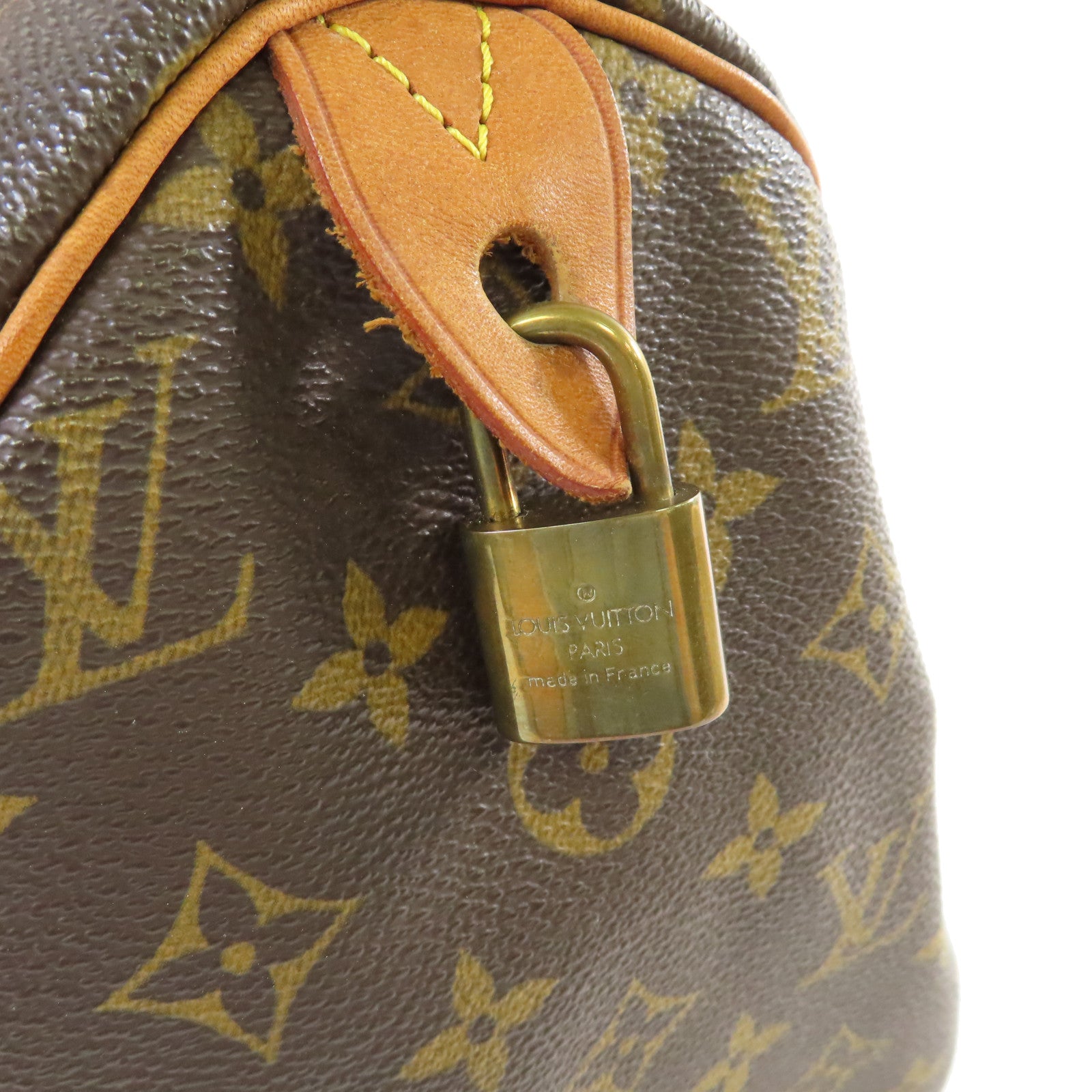 LOUIS VUITTON 【激減優惠】Monogram Speedy 30 Handbag金扣手挽袋啡色