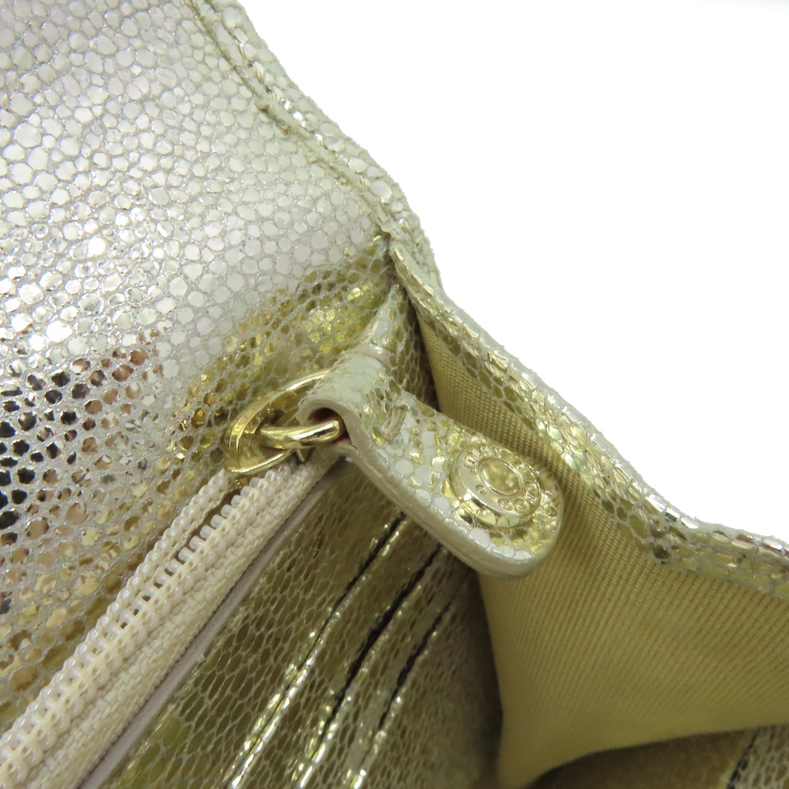 JIMMY CHOO 【激減優惠】金蔥粉Glitter Clutch手拿包金色