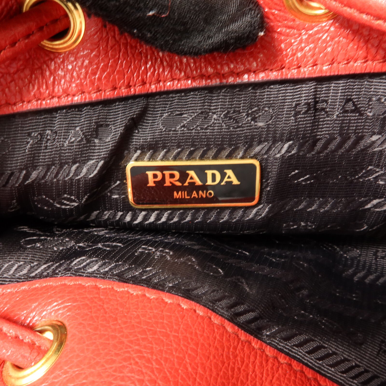 PRADA 牛皮皮革2 Way Shoulder手挽肩背兩用袋