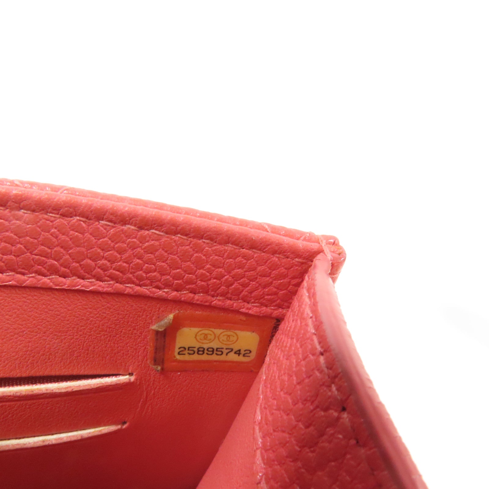 CHANEL 牛皮皮革Phone Bag金扣鏈帶肩背袋