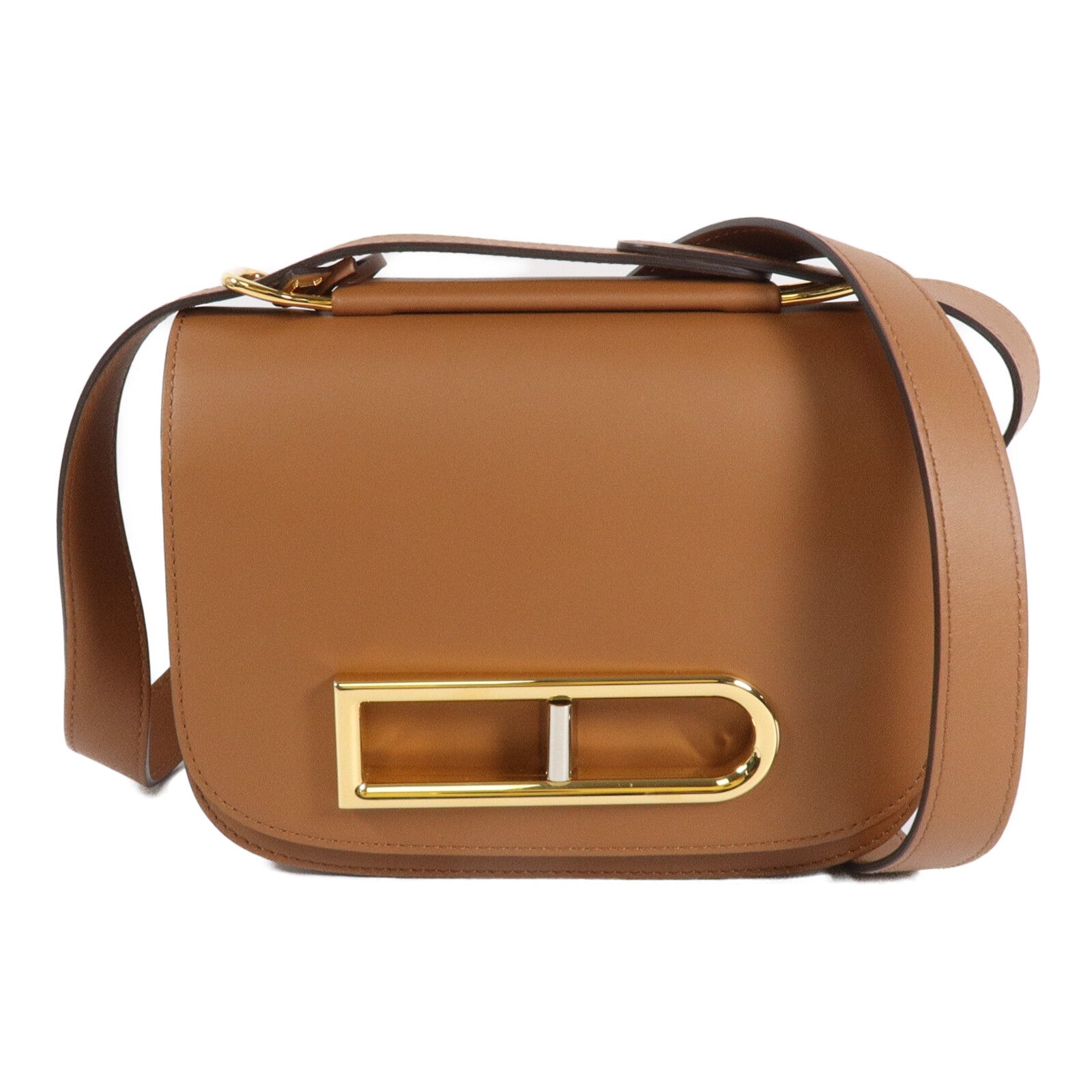Delvaux 牛皮皮革Lingot Small肩背袋