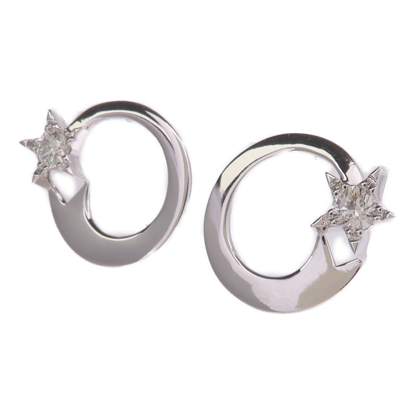 JEWELRY 18K白金Earring鑽石耳環