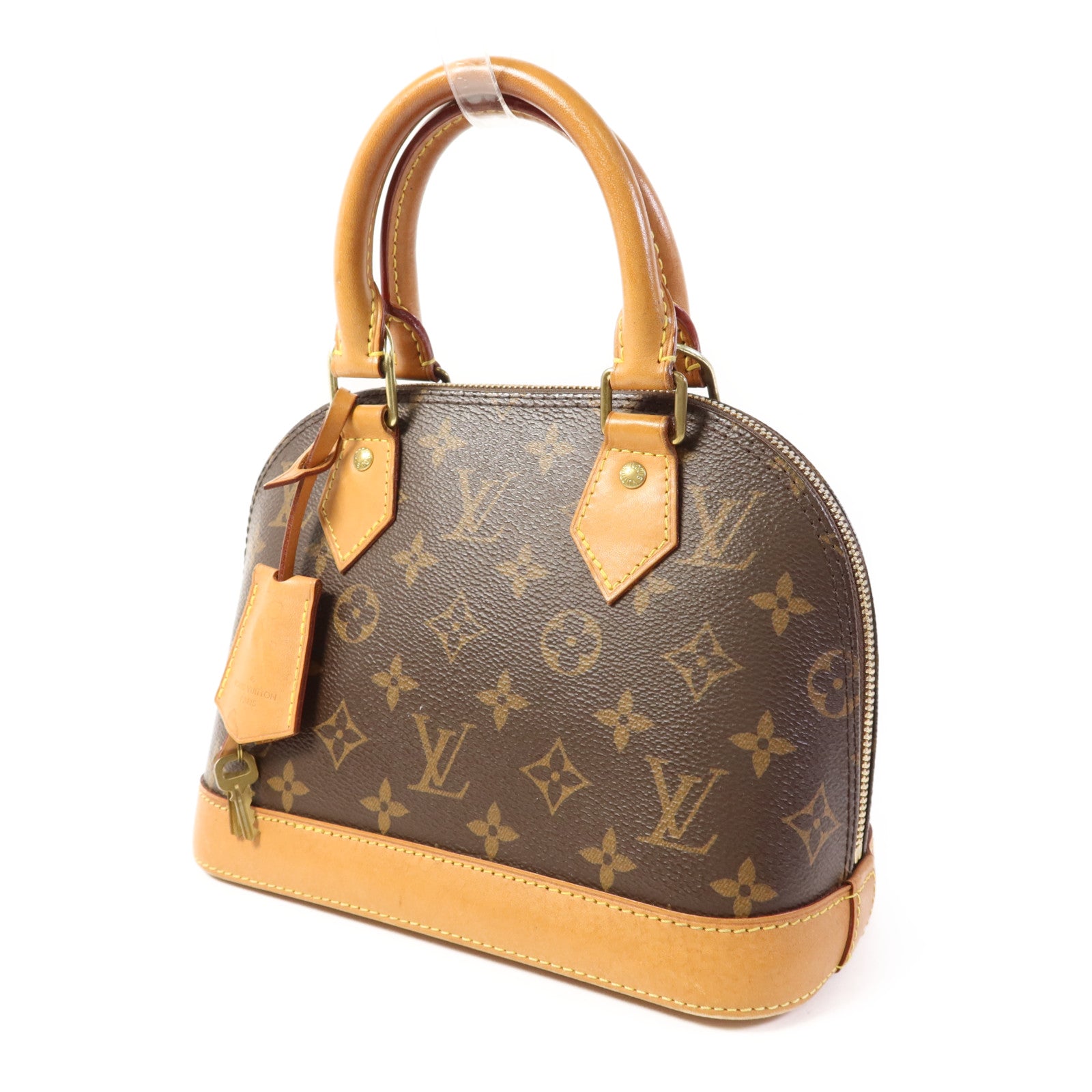 LOUIS VUITTON Monogram Alma BB金扣手挽肩背兩用袋
