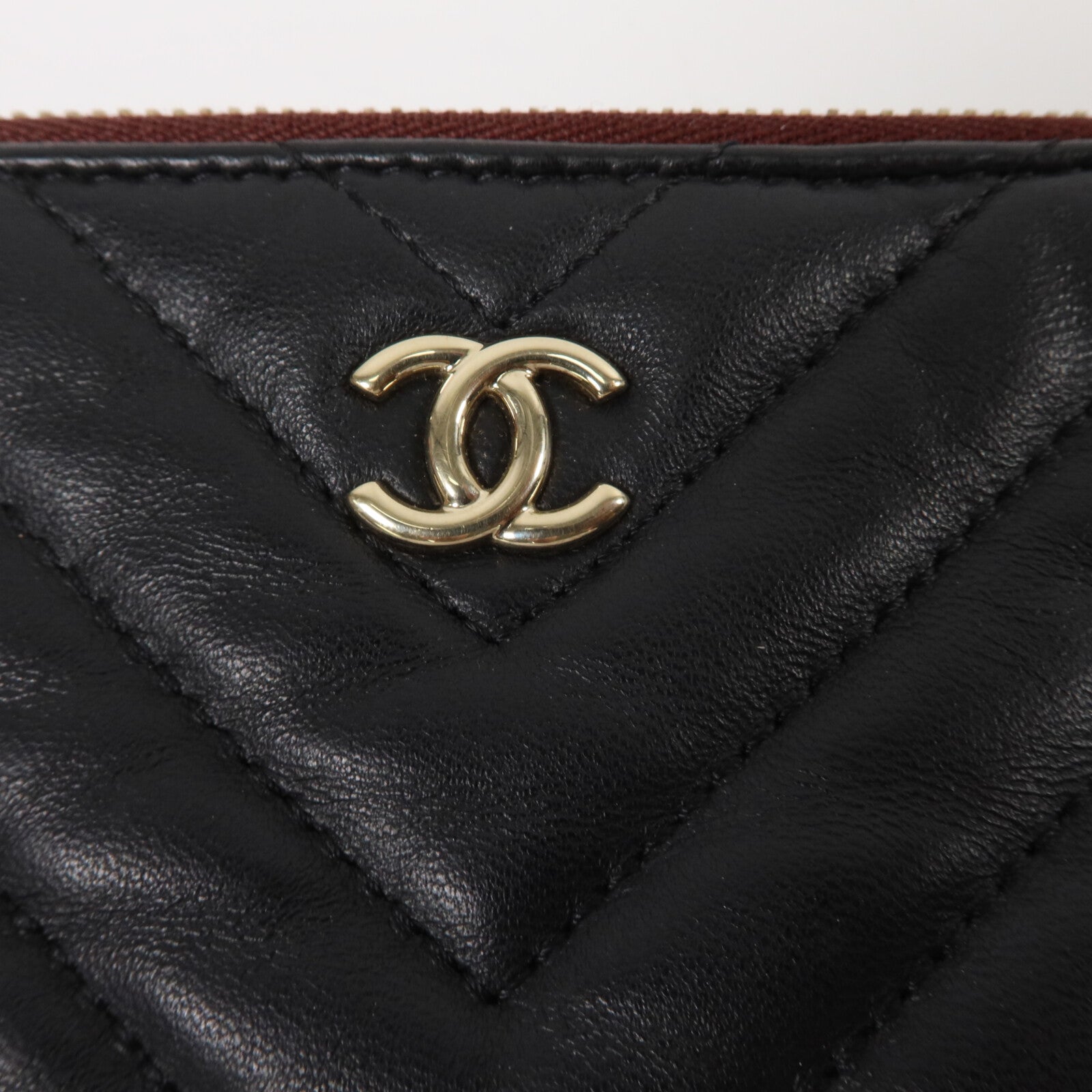 CHANEL 羊皮皮革Pouch手拿包