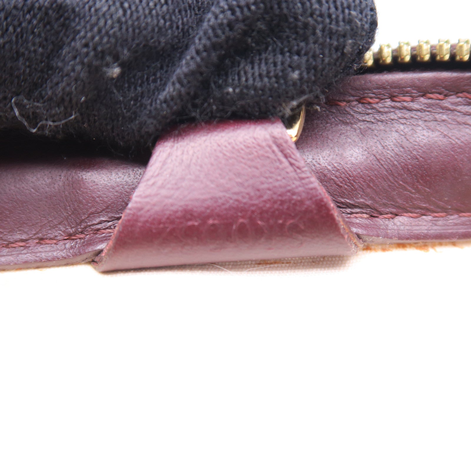 LOUIS VUITTON 【激減優惠】Monogram Mini Josephine PM金扣手挽袋紅色
