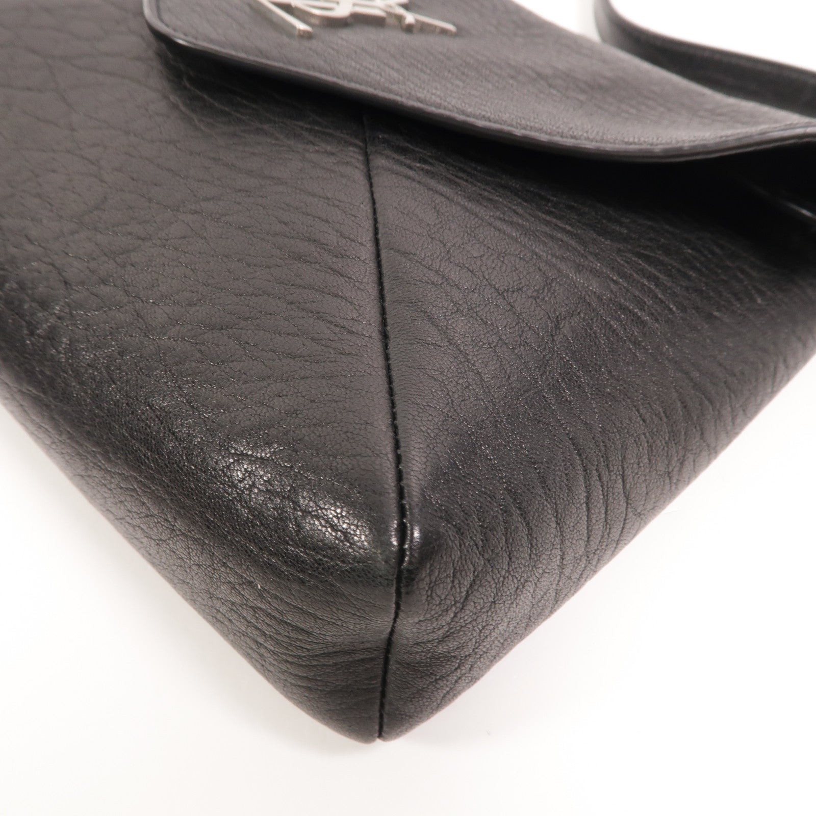 SAINT LAURENT 羊皮皮革Cassandra Envelope Messenger肩背袋