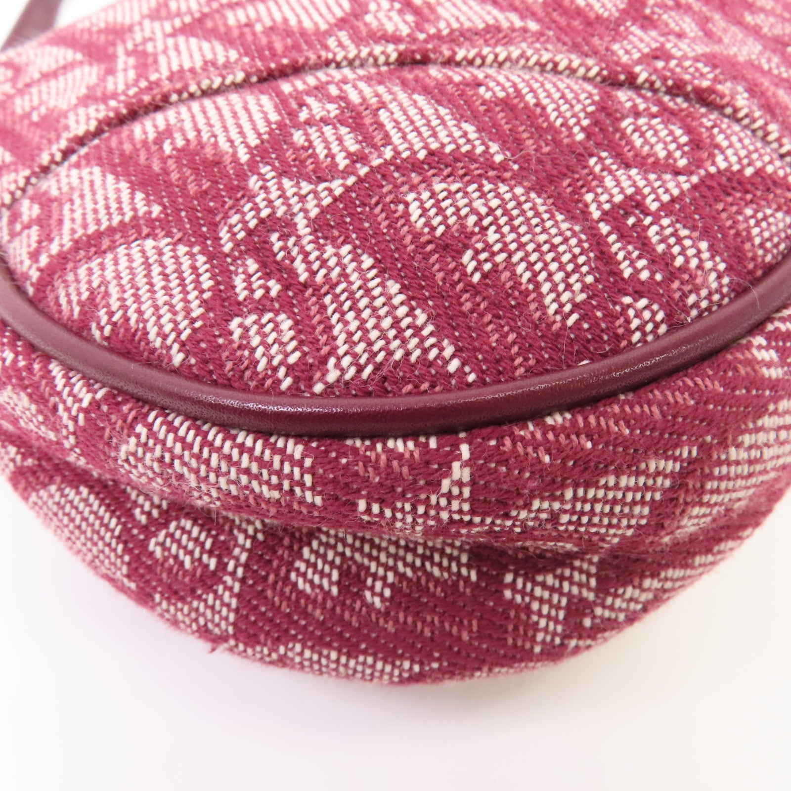 Dior 帆布Shoulder Bag金扣肩背袋紅色