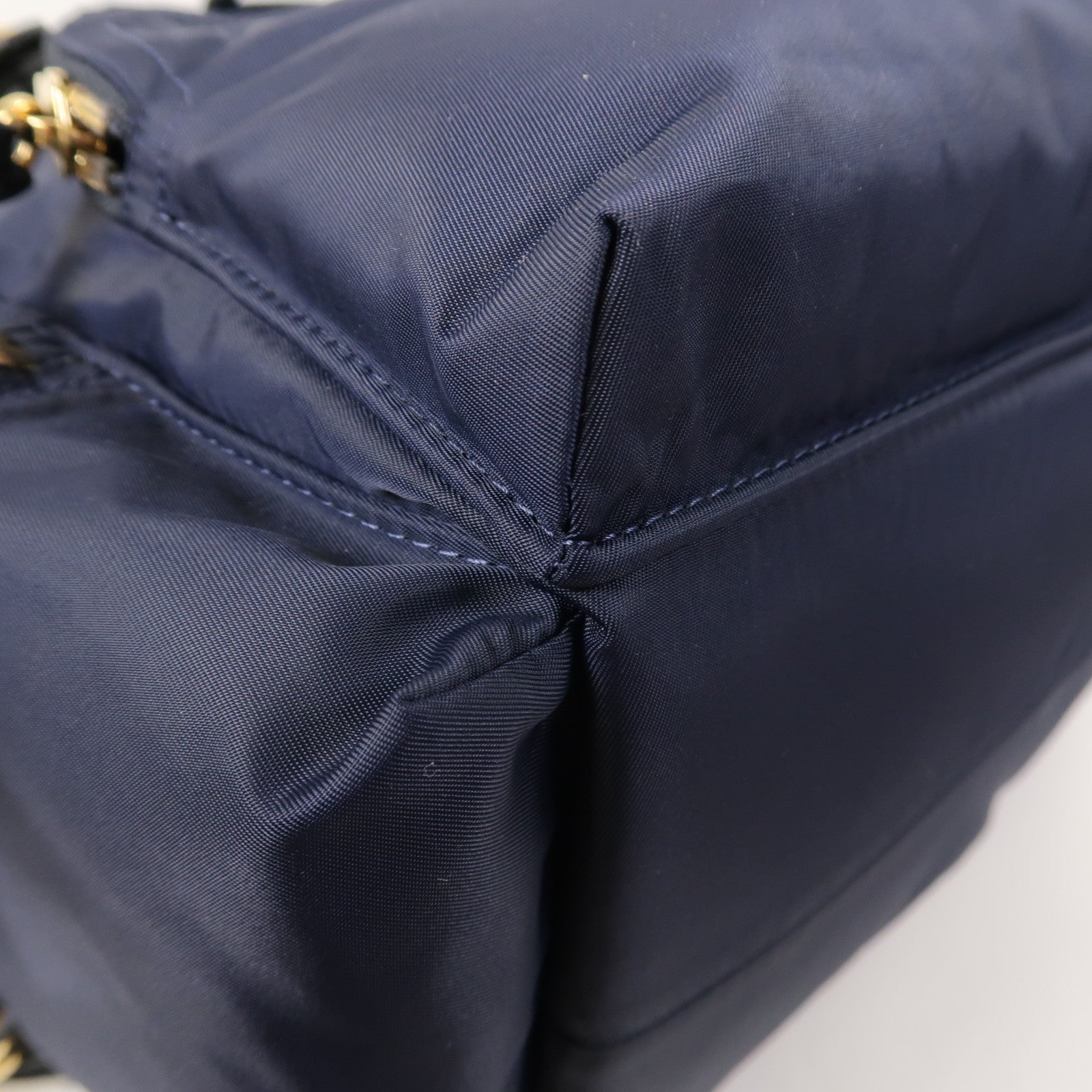 BURBERRY 尼龍Backpack金扣背包藍色