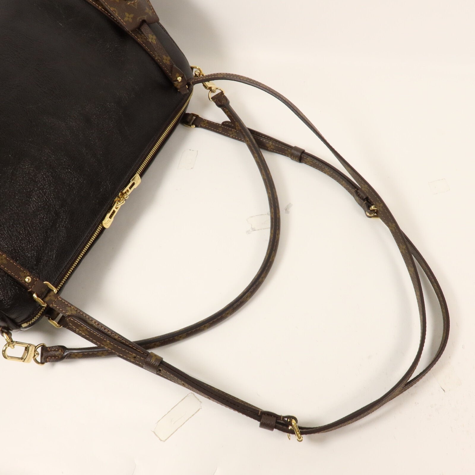 LOUIS VUITTON 牛皮皮革/Monogram Express MM手挽肩背兩用袋