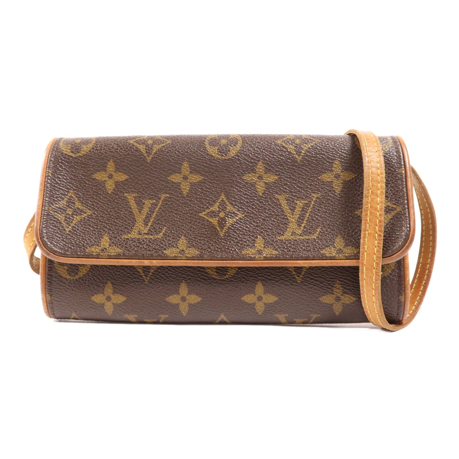 LOUIS VUITTON 【萬聖節商品】Monogram Pochette Twin PM金扣肩背袋