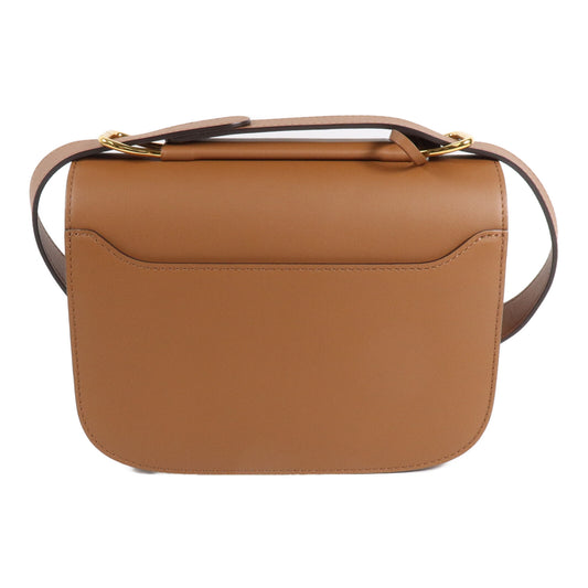 Delvaux 牛皮皮革Lingot Small肩背袋