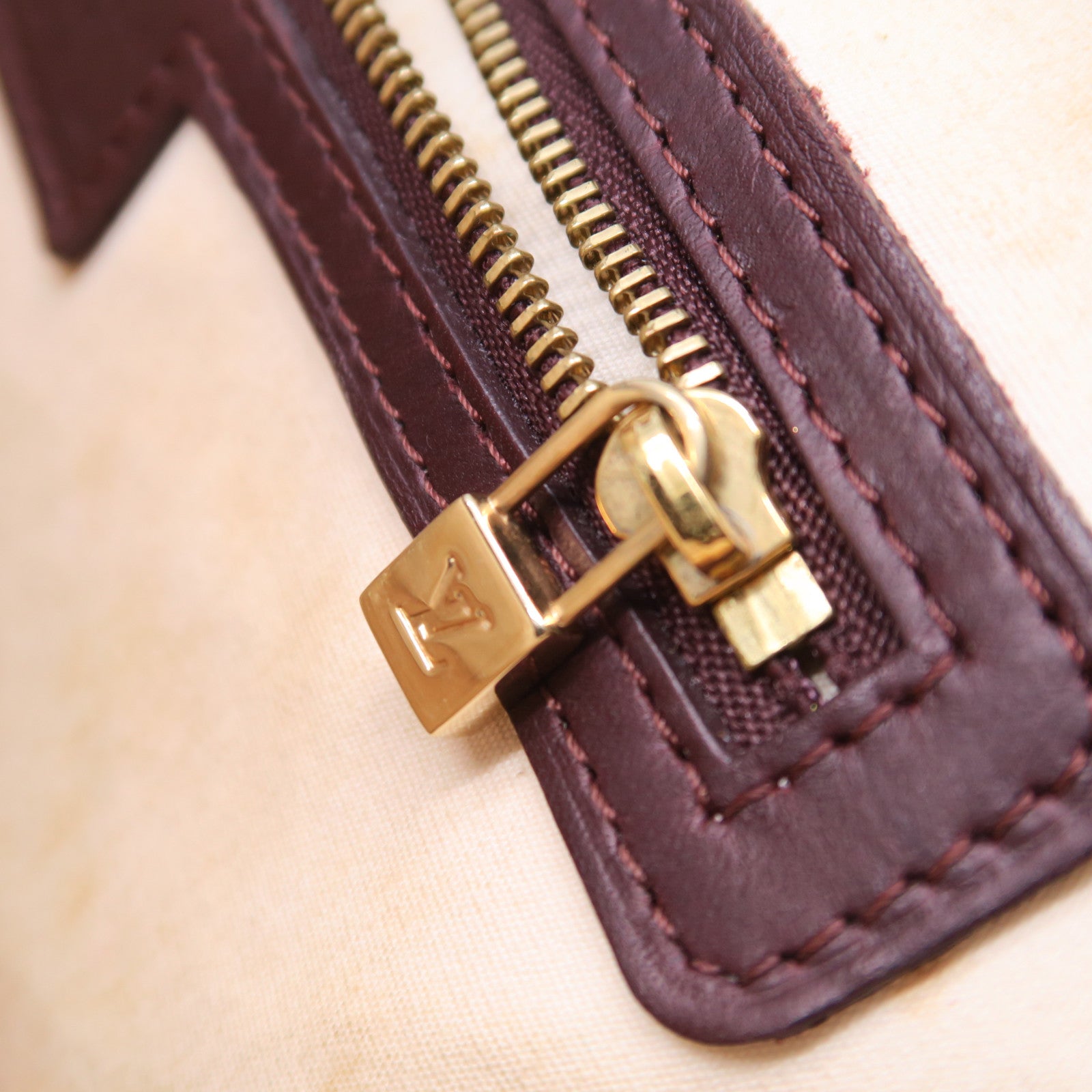 LOUIS VUITTON 【激減優惠】Monogram Mini Josephine PM金扣手挽袋紅色