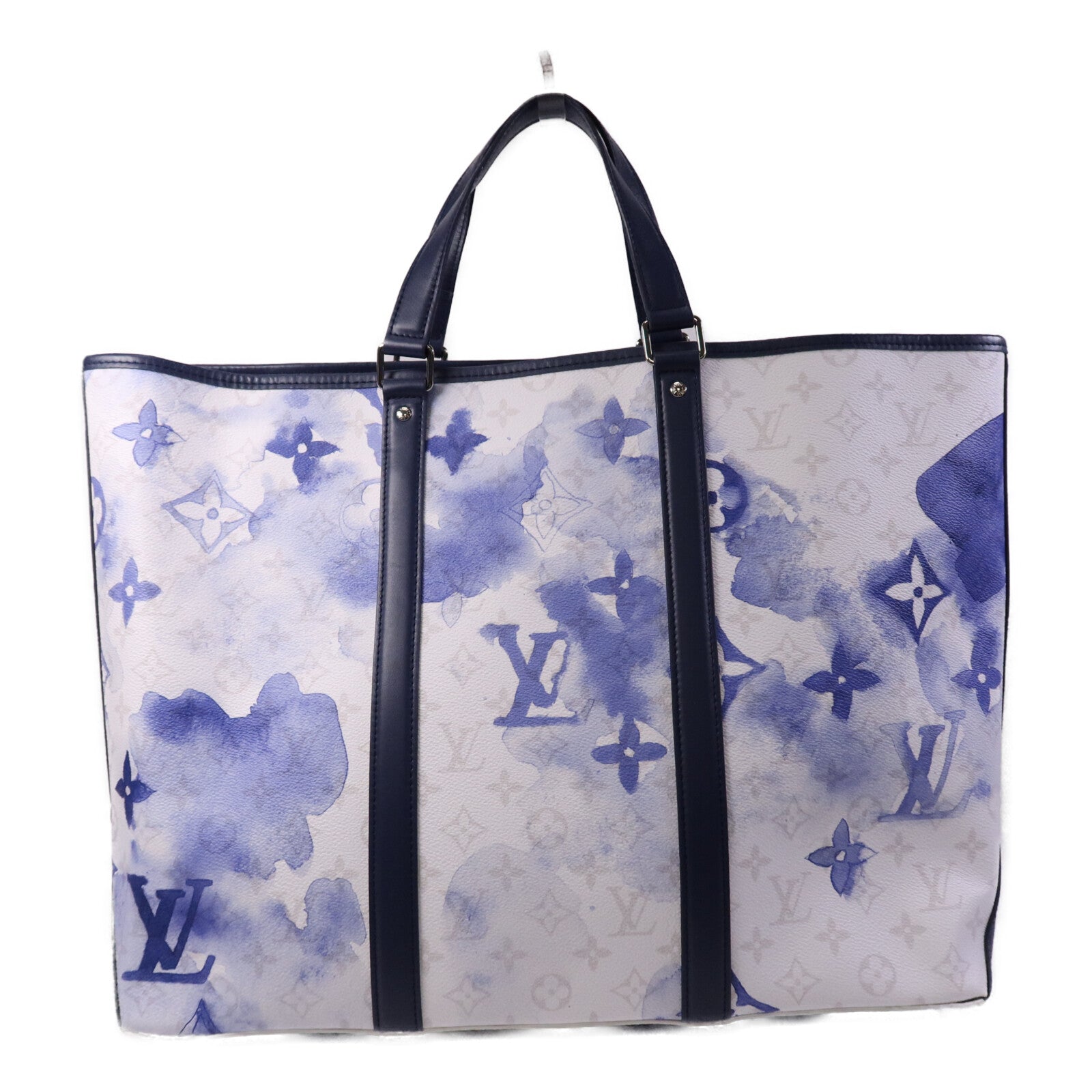 LOUIS VUITTON 【激減優惠】Monogram Watercolour Weekend Tote GM銀扣手挽肩背兩用袋