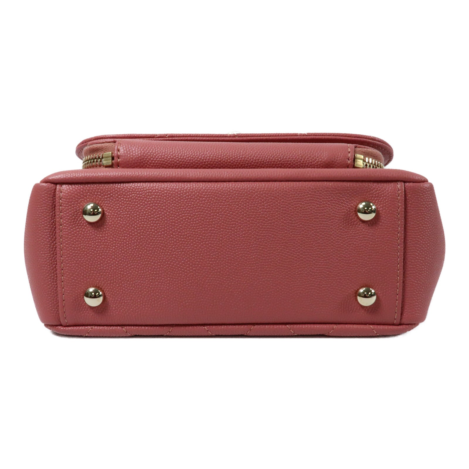 CHANEL 牛皮皮革Affinity Business Bag金扣鏈帶手挽肩背兩用袋
