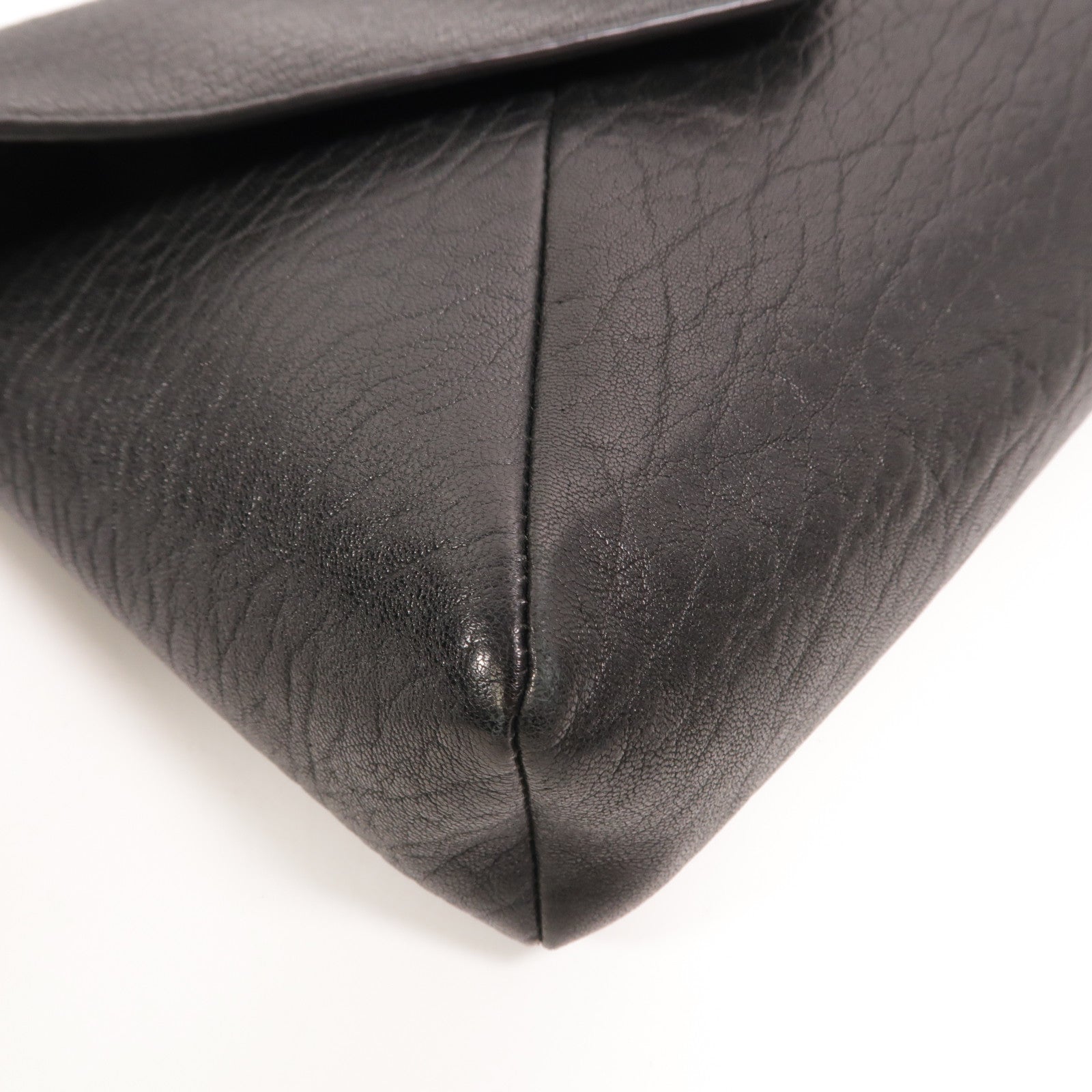 SAINT LAURENT 羊皮皮革Cassandra Envelope Messenger肩背袋