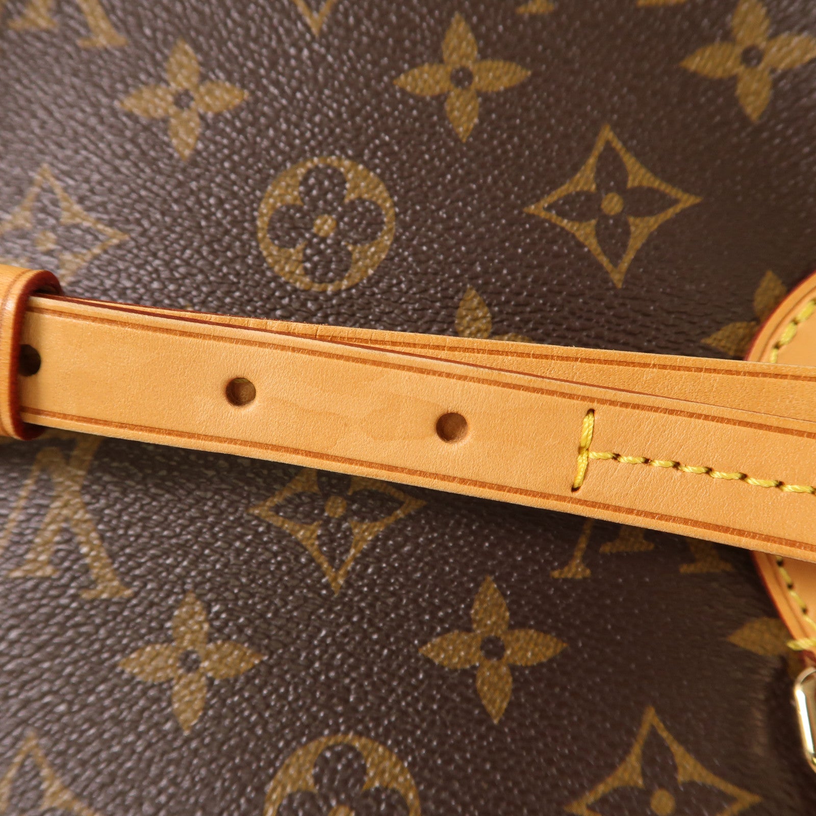 LOUIS VUITTON Monogram Turenne MM金扣手挽肩背兩用袋棕色