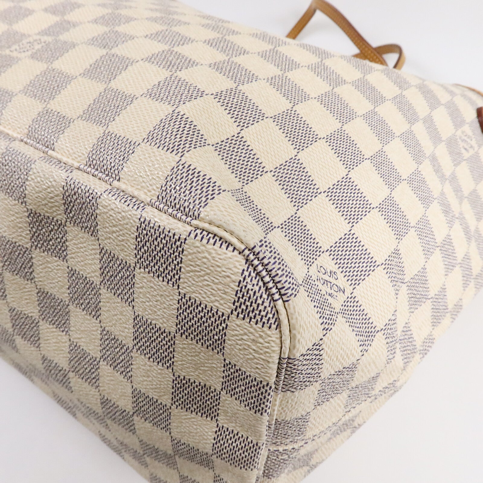 LOUIS VUITTON Damier Neverfull MM手挽袋